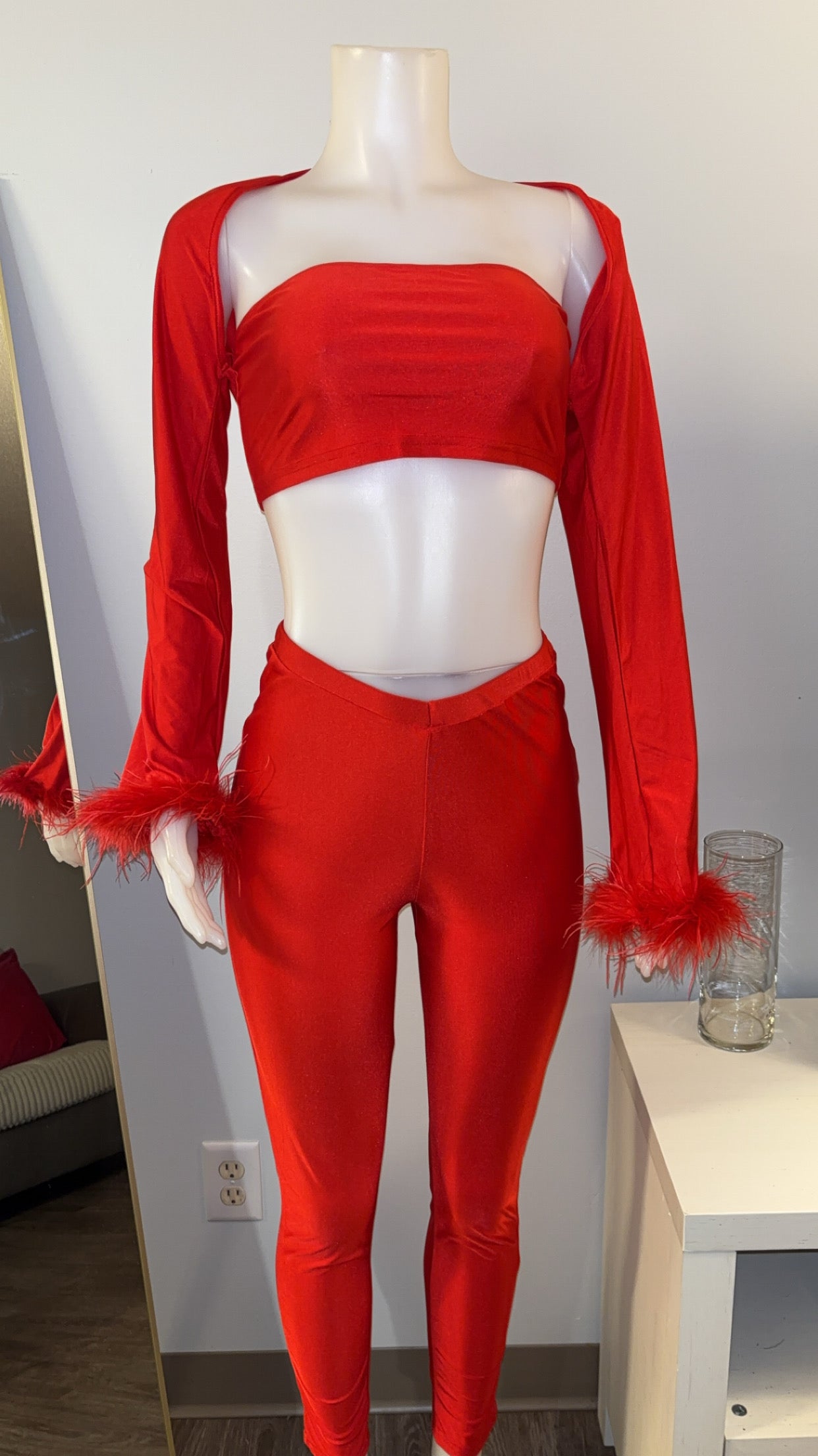 Red Siren Pant Set