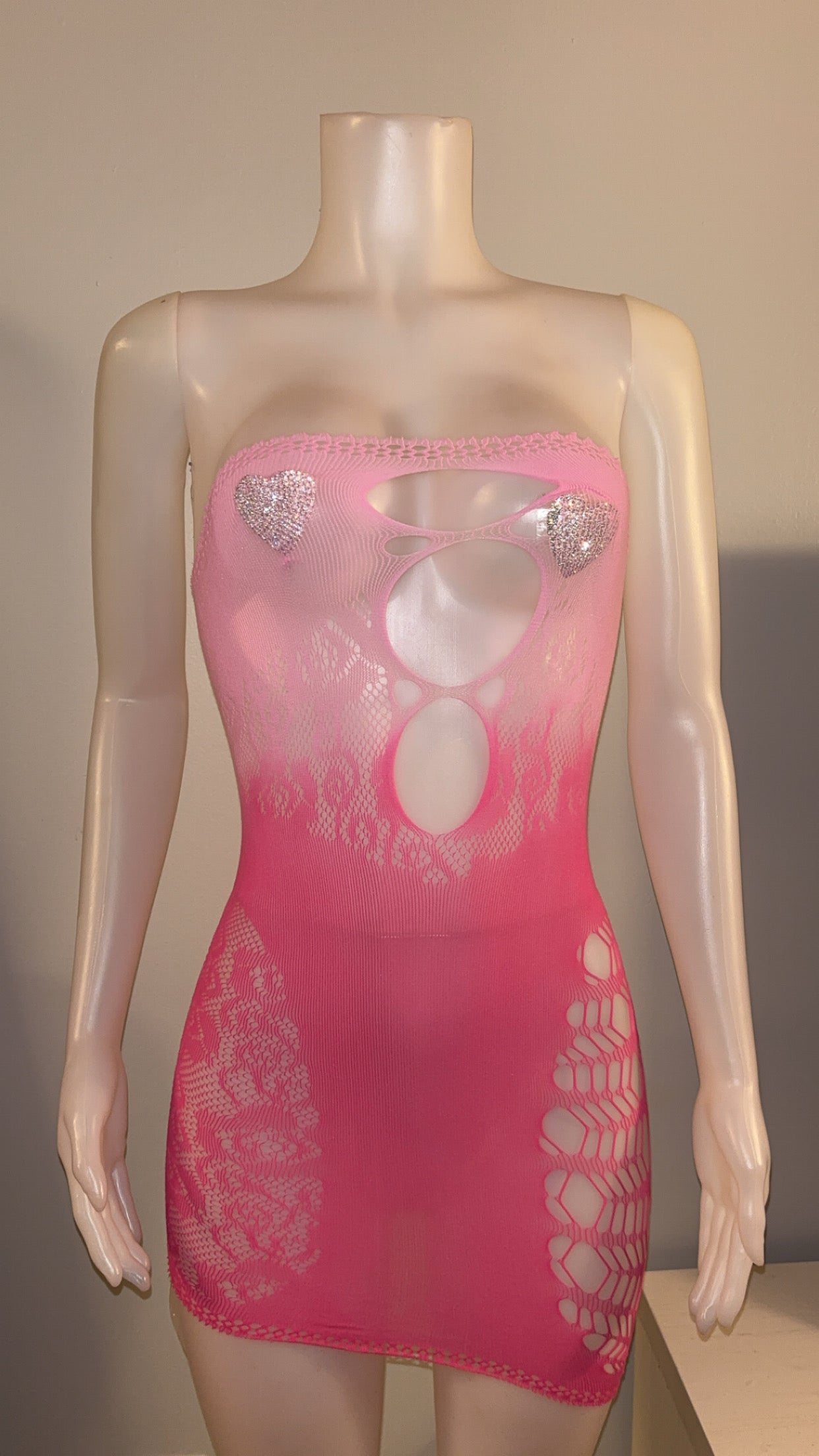Gradient Dress in Pink