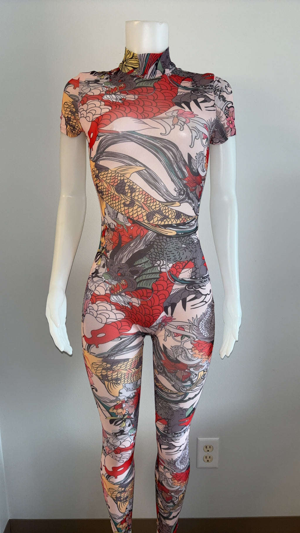 Dragon Desire Mesh Romper