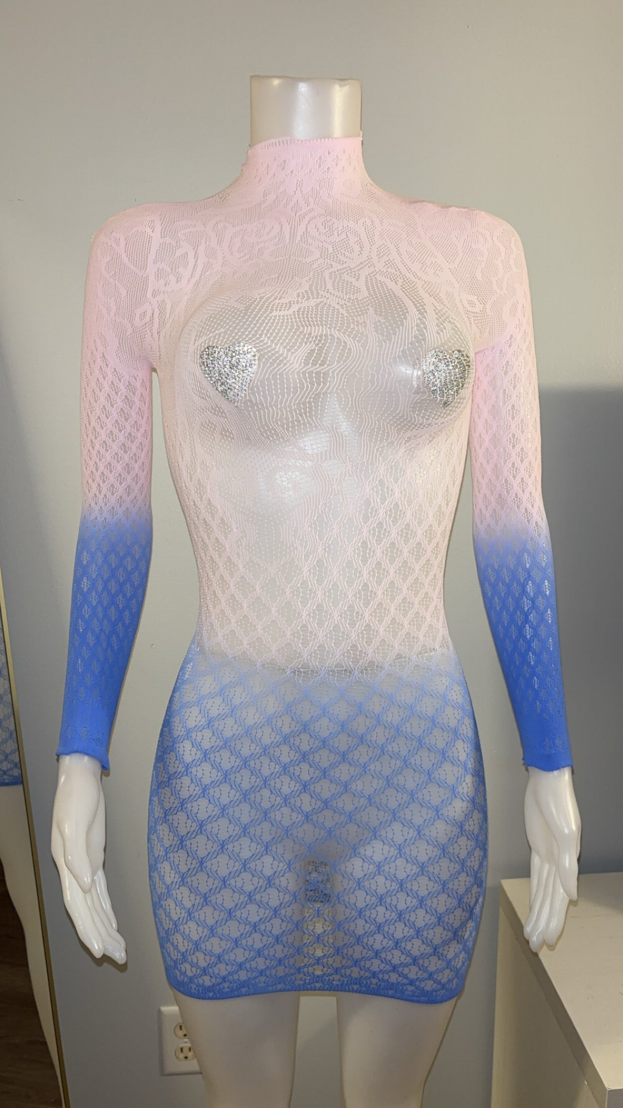 Cotton Candy Dress in Blue