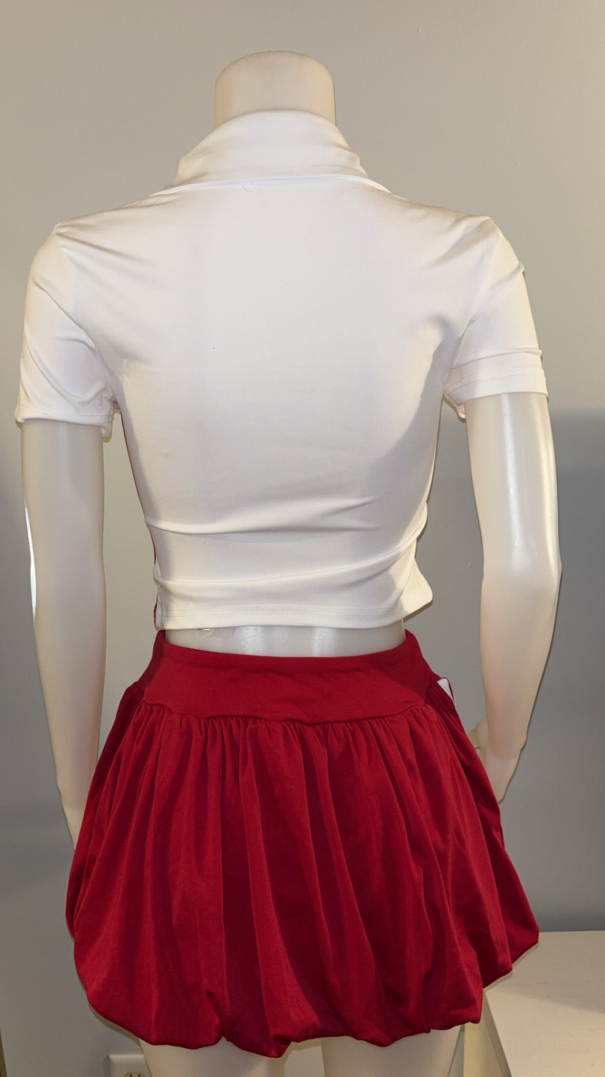 Kelly Skirt Set in Red