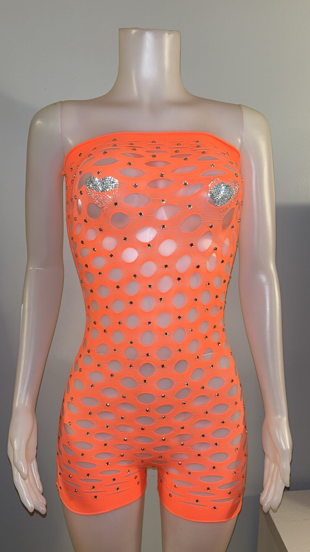 Genie Romper in Orange