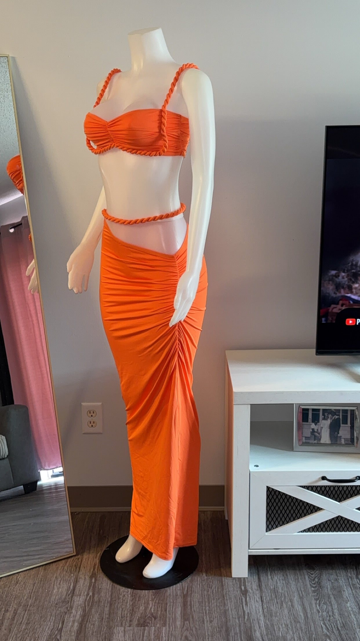 Orange You Glad Skirt Set