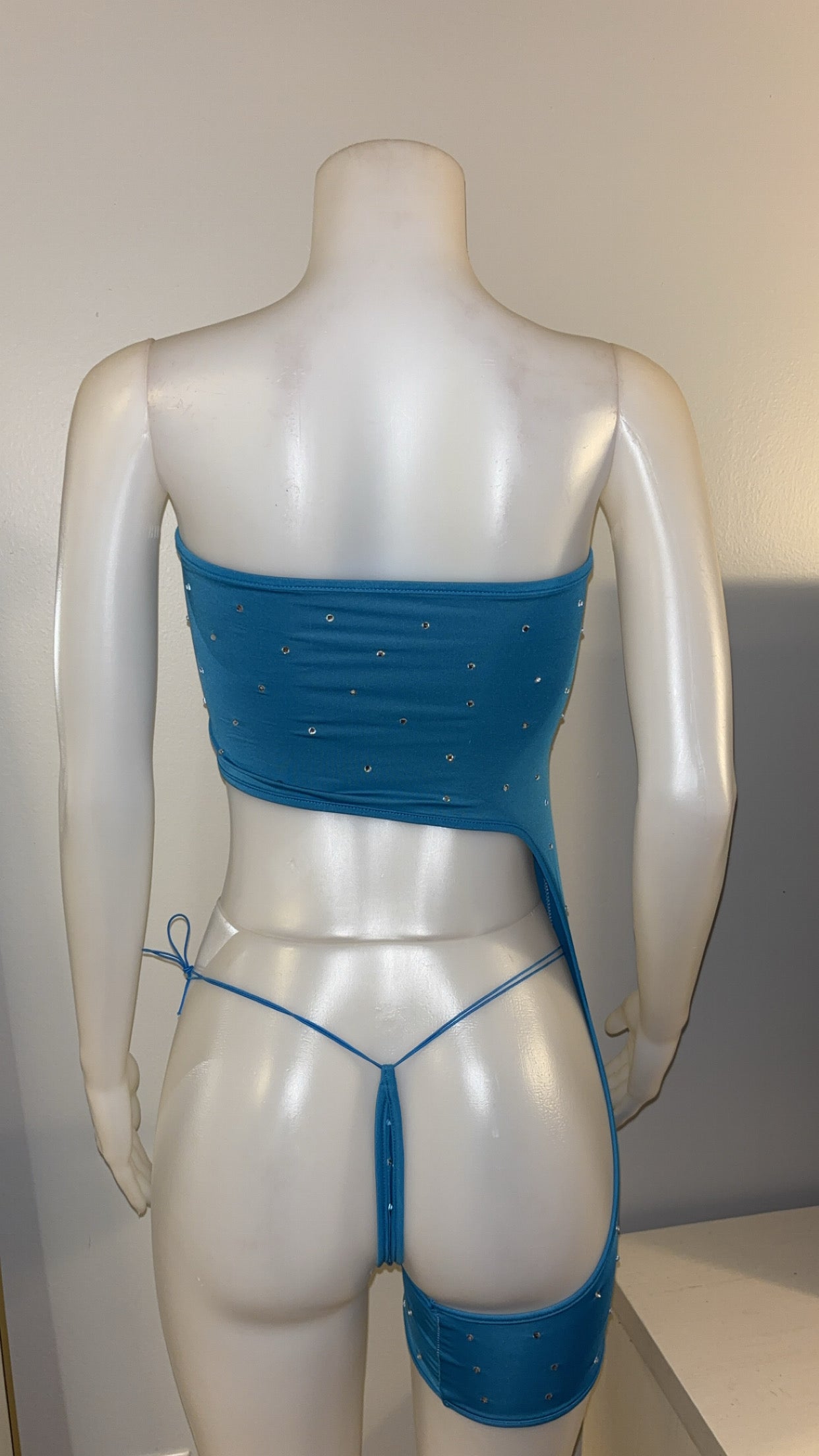 Snow Bunny Set in Blue