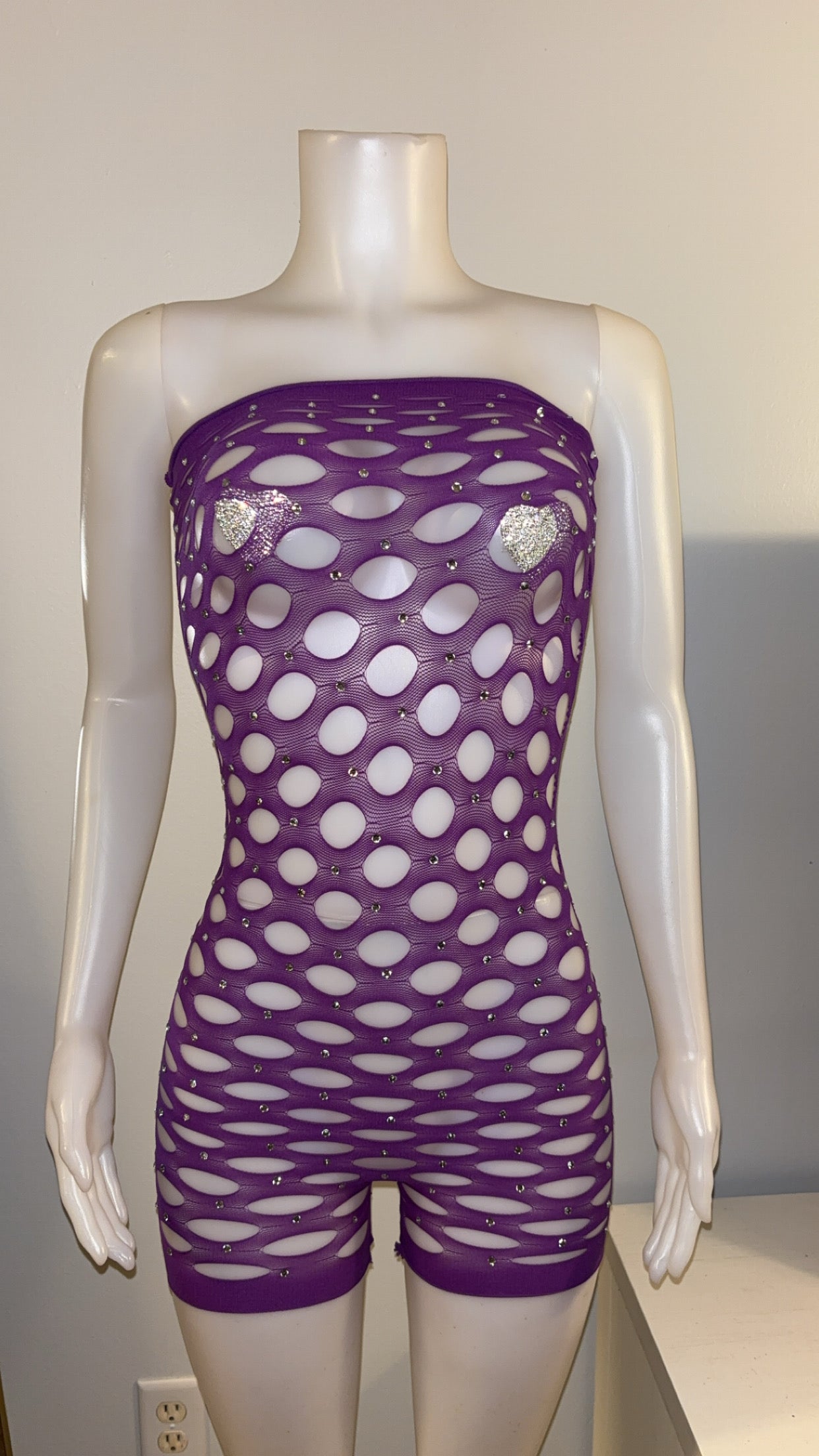 Genie Romper in Purple