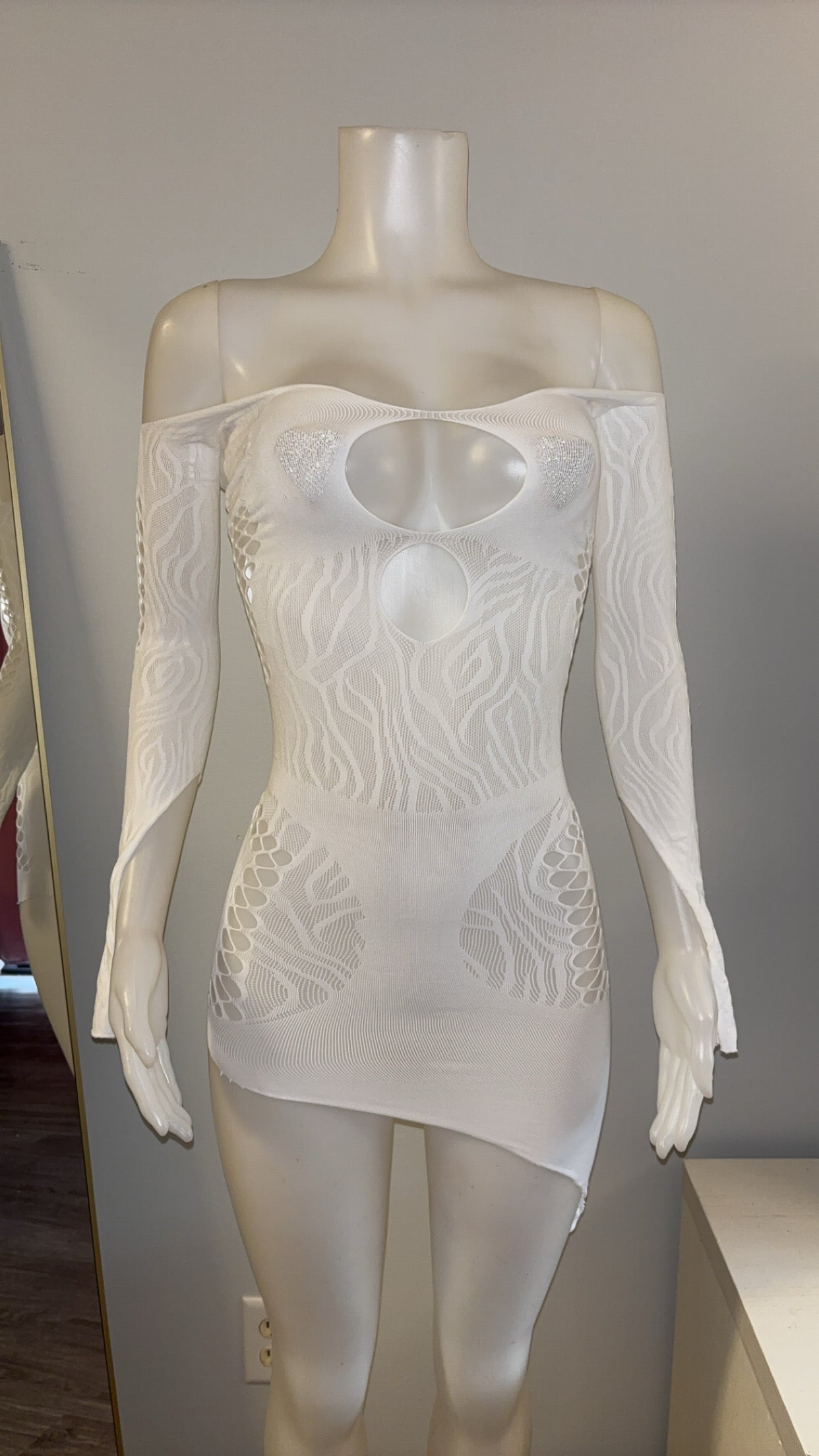 Poster Girl Dress in White