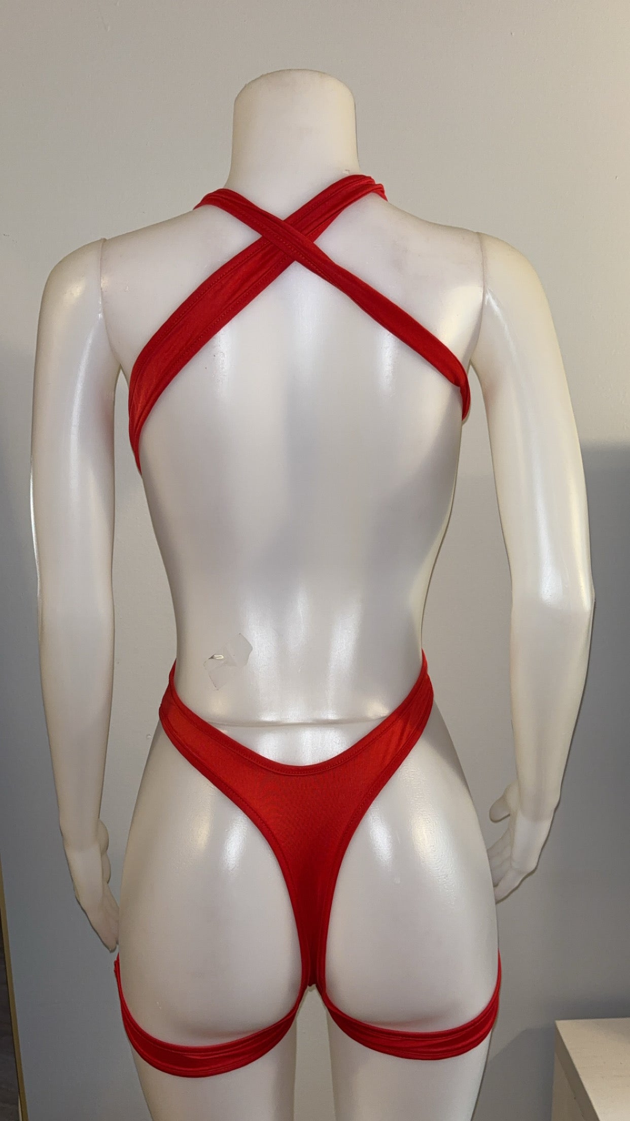 Night Life Romper in Red
