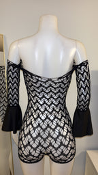 After Hours Romper in Black