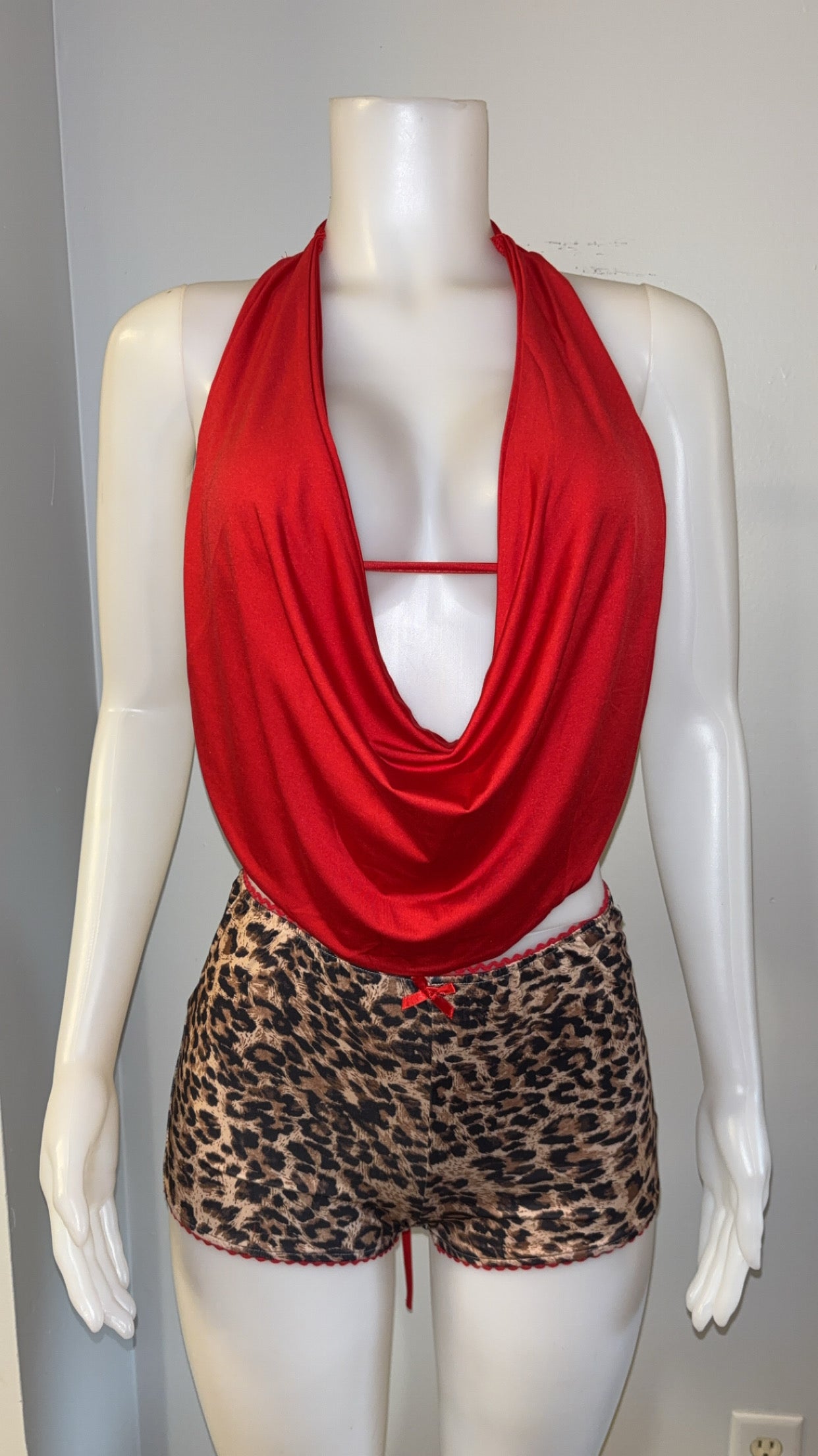 Draped Top in Red
