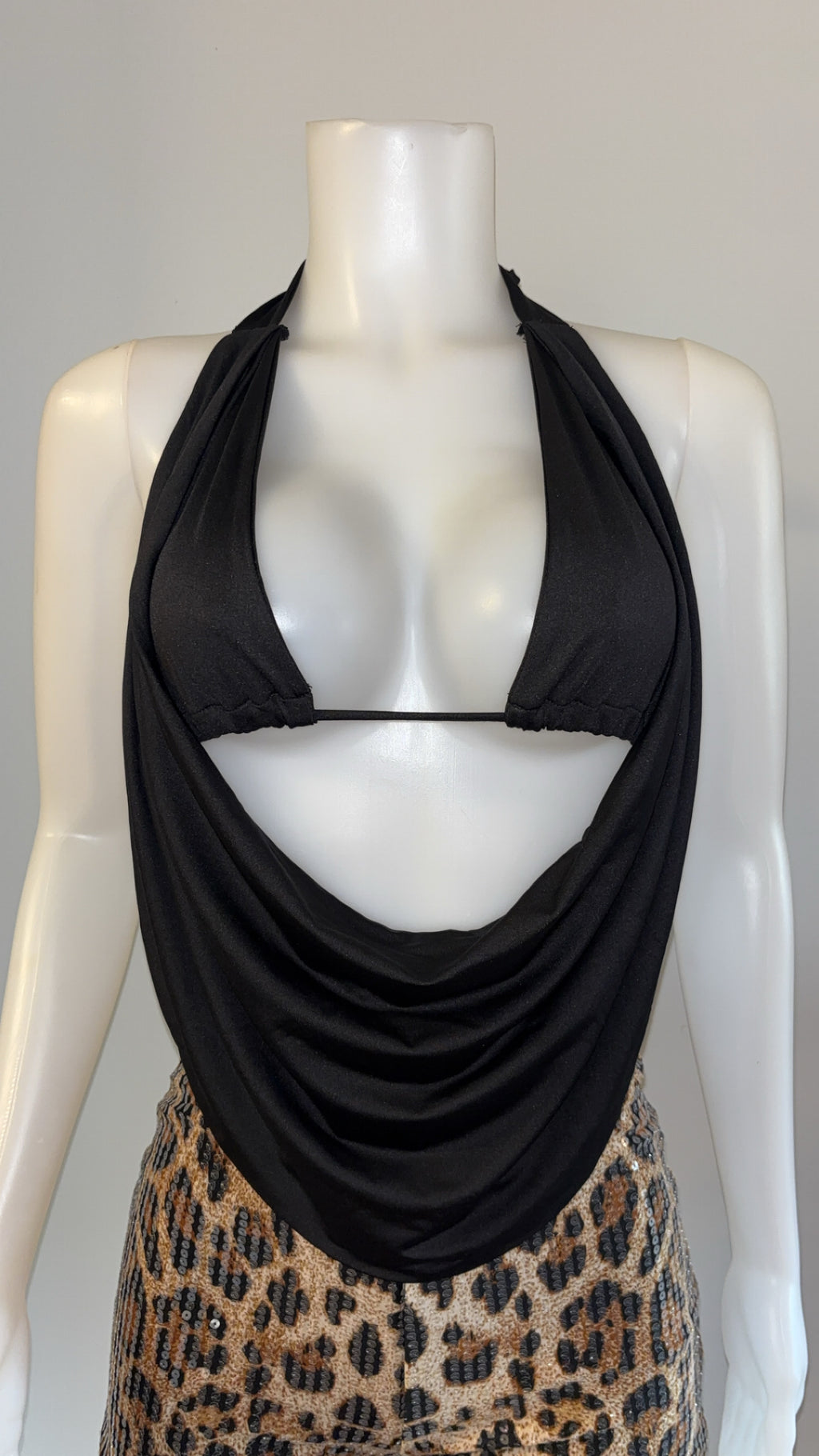 Draped Top in Black
