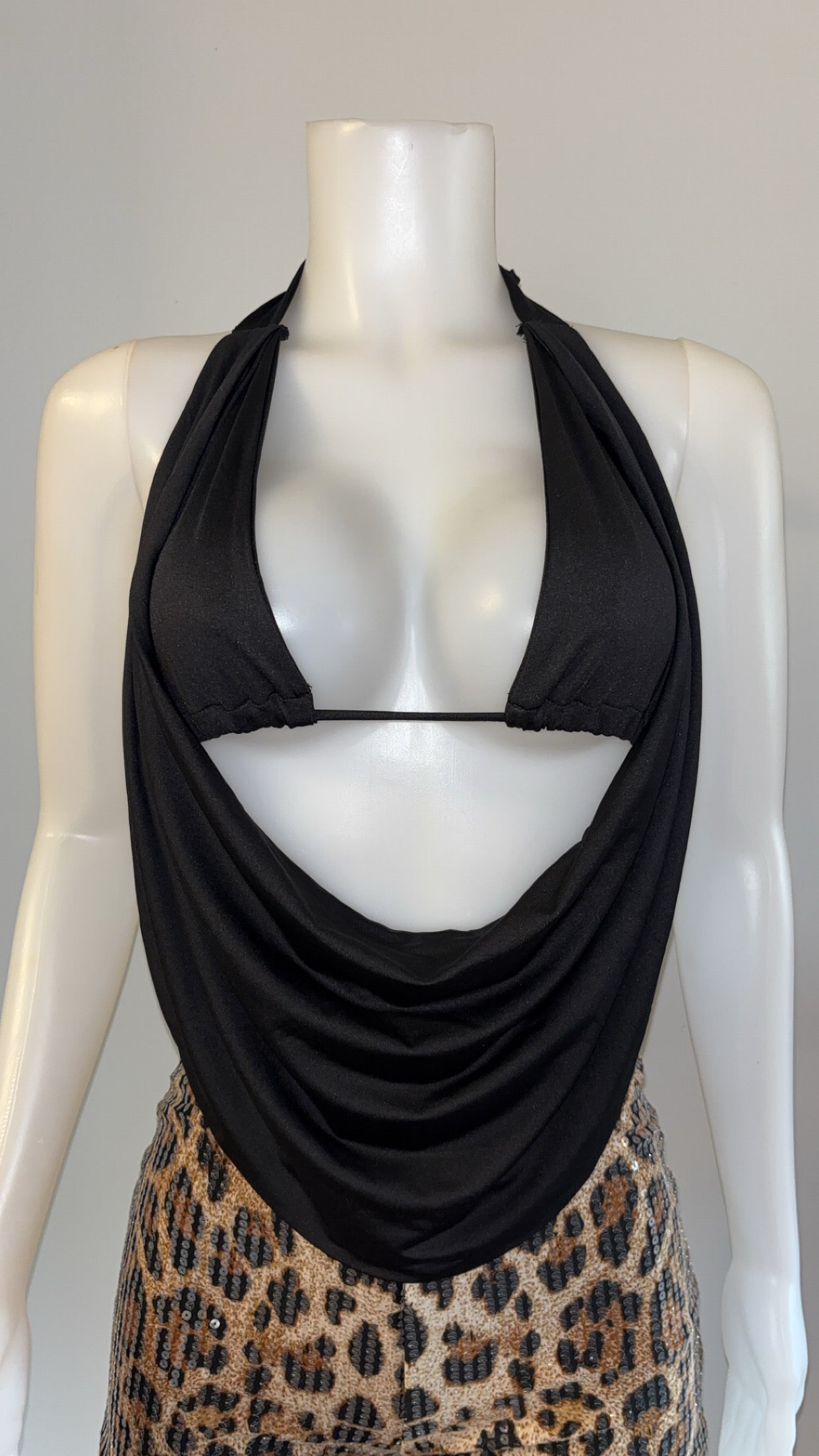 Draped Top in Black