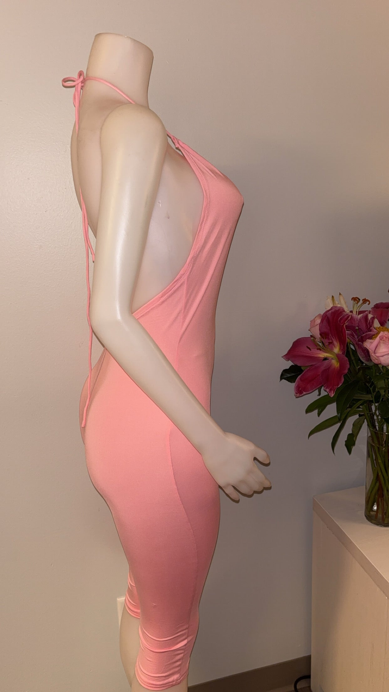 Bubblegum Capri Romper