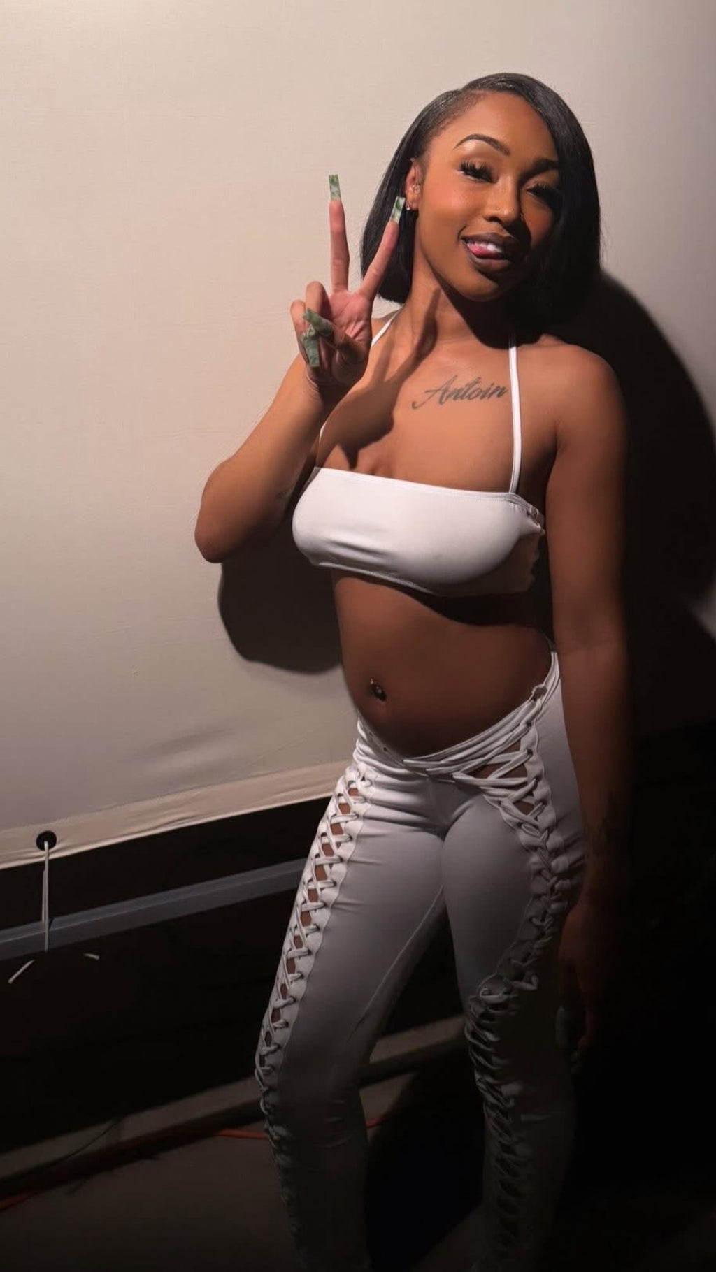 All Tied Up Set in White