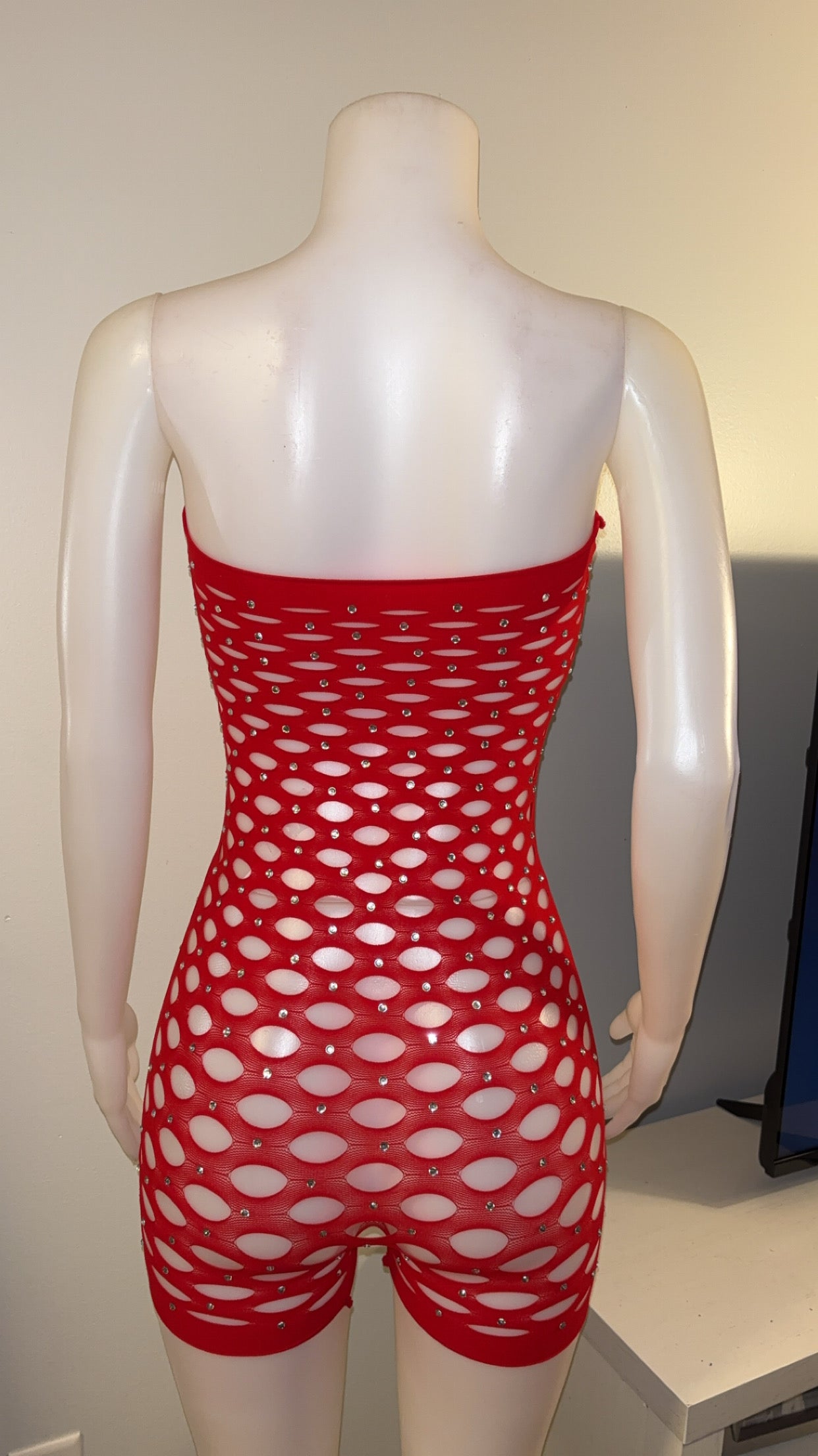 Genie Romper in Red