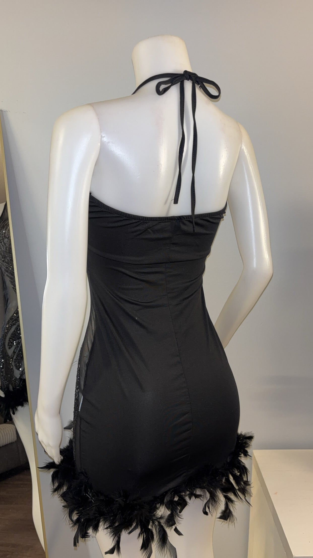 Showgirl Dress in Black