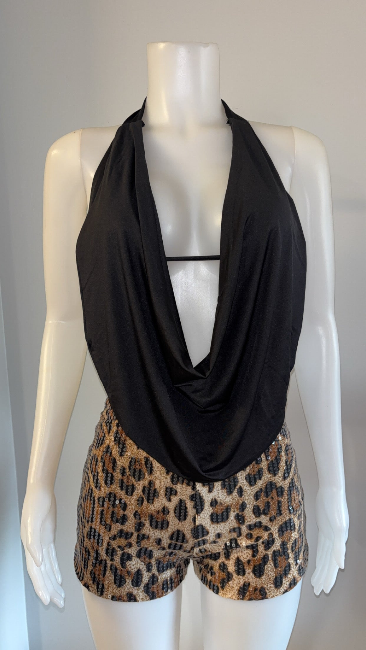 Draped Top in Black