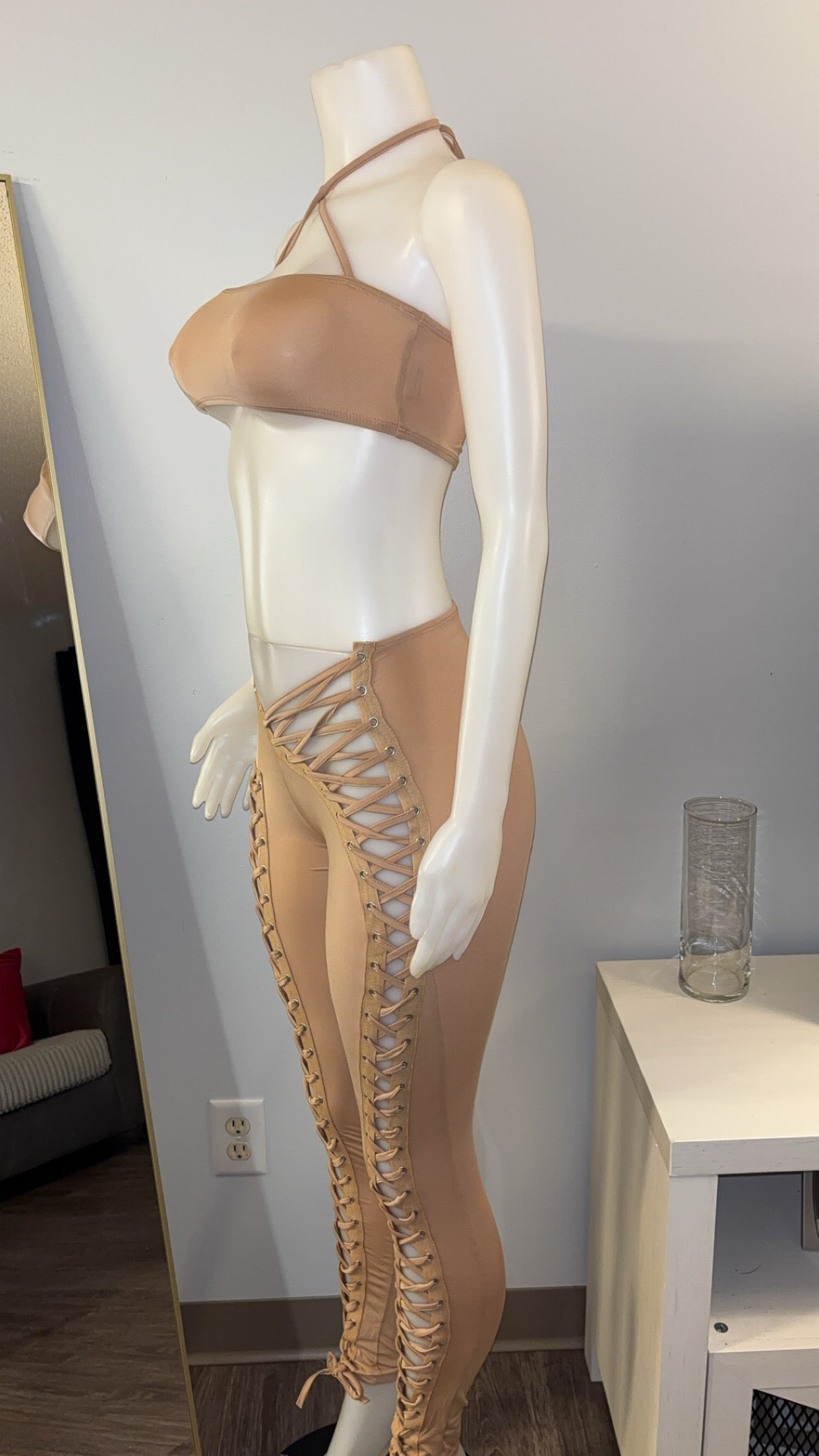 All Tied Up Set in Tan