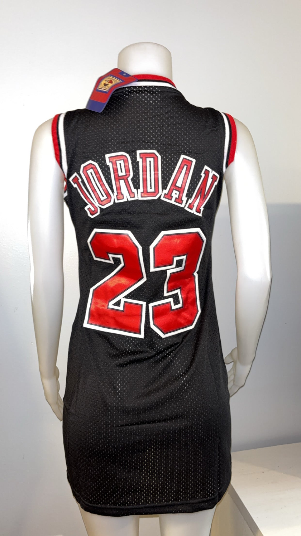 Bulls Jersey Dress in Black