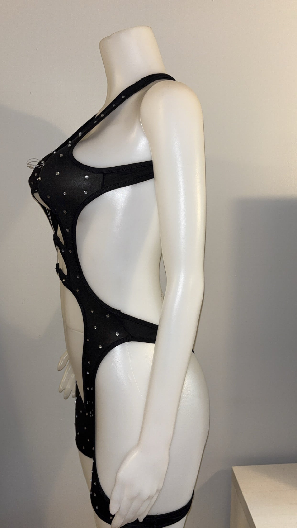Night Life Romper in Black