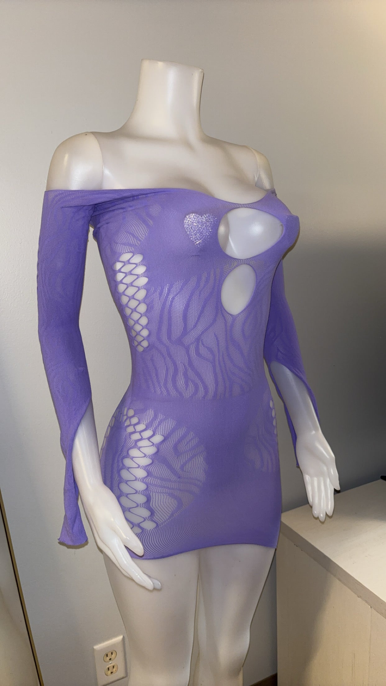 Poster Girl Dress in Purple