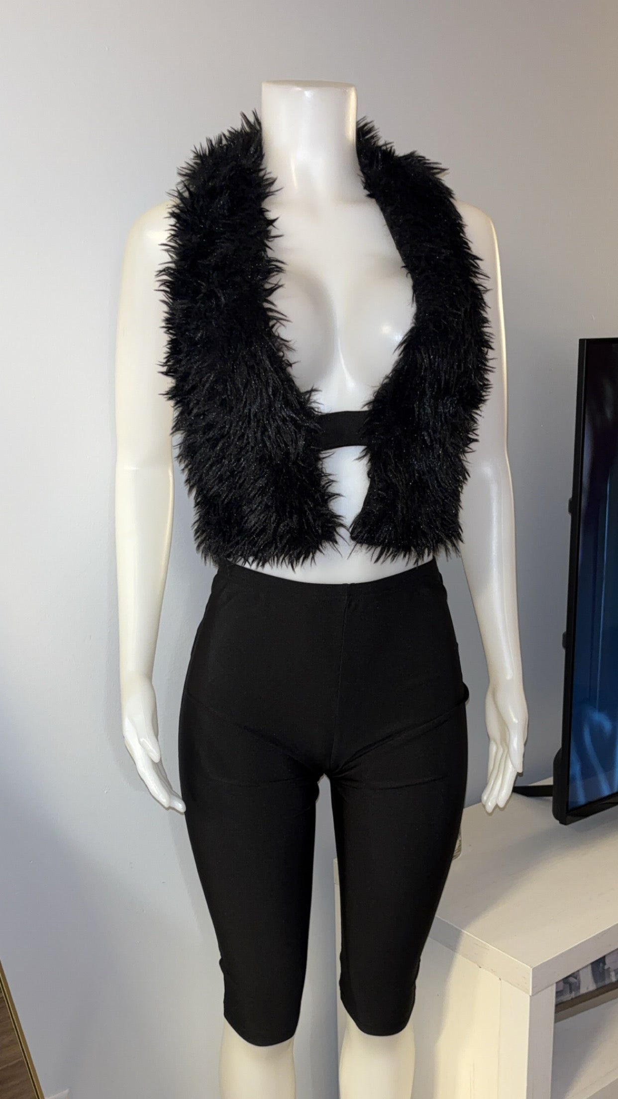 Fur Real Set in Black
