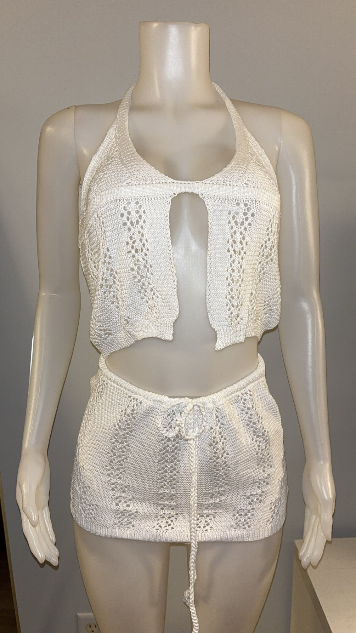Amour Crochet Skirt Set