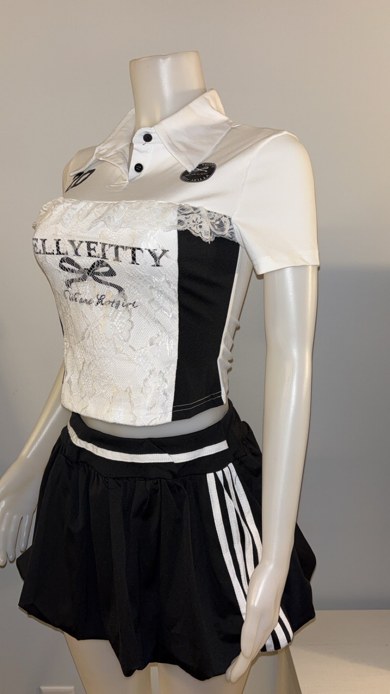 Kelly Skirt Set in Black