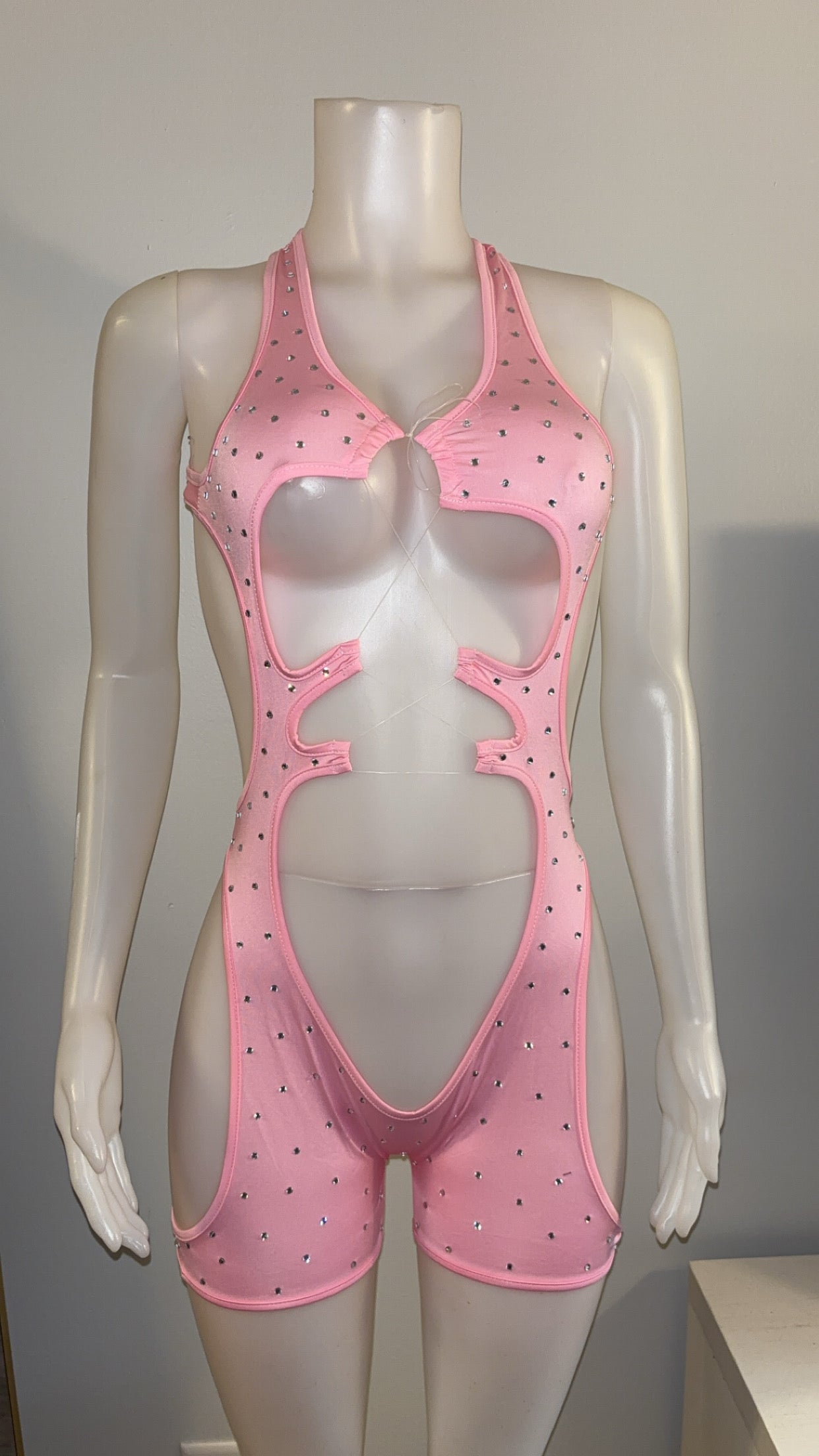 Night Life Romper in Pink