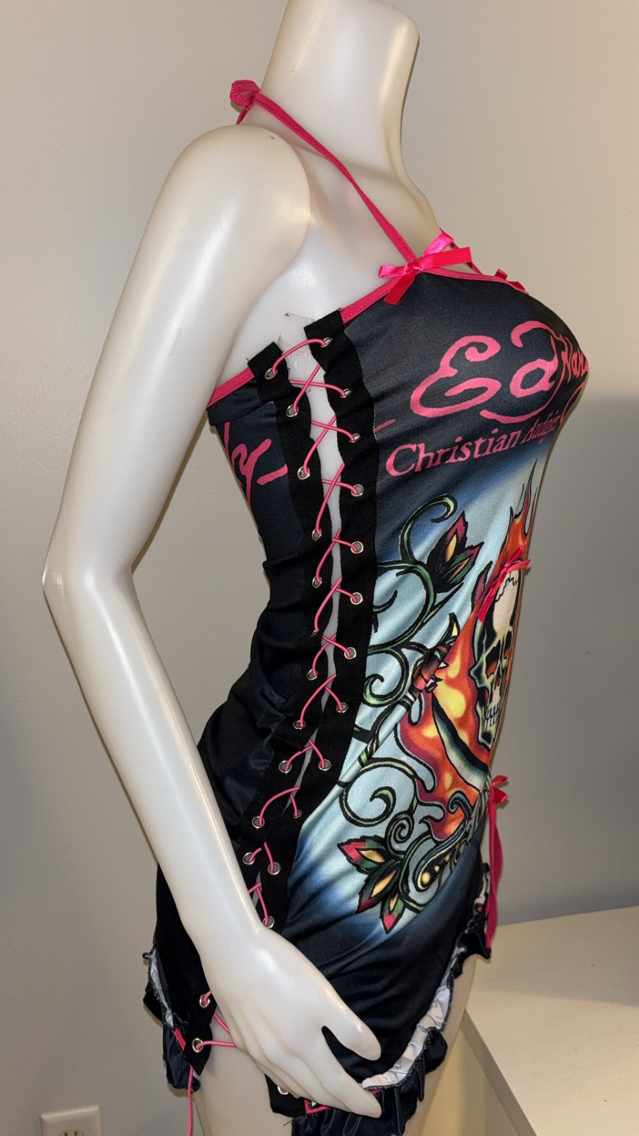 EdHardy Mini Dress in Pink