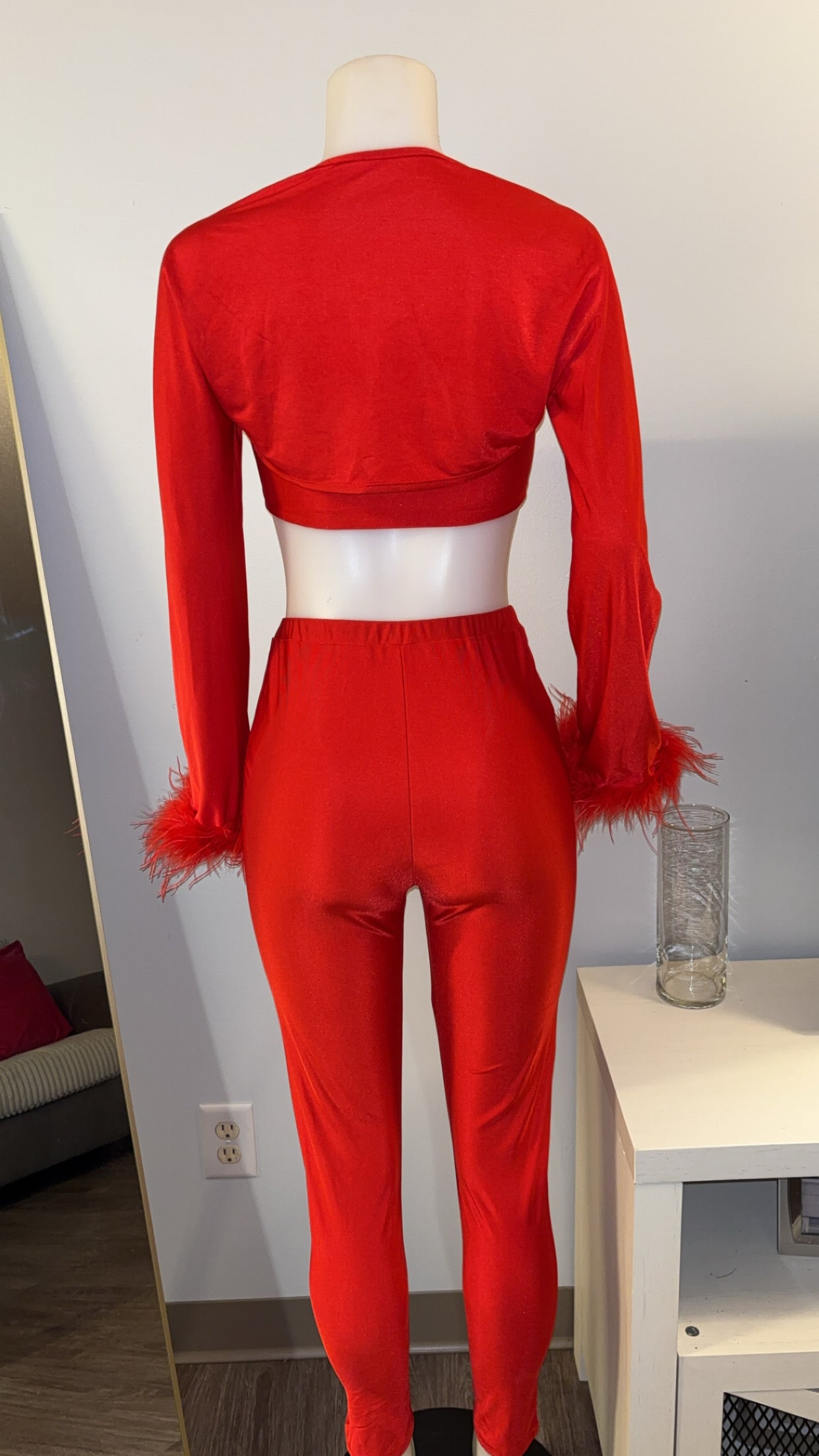 Red Siren Pant Set