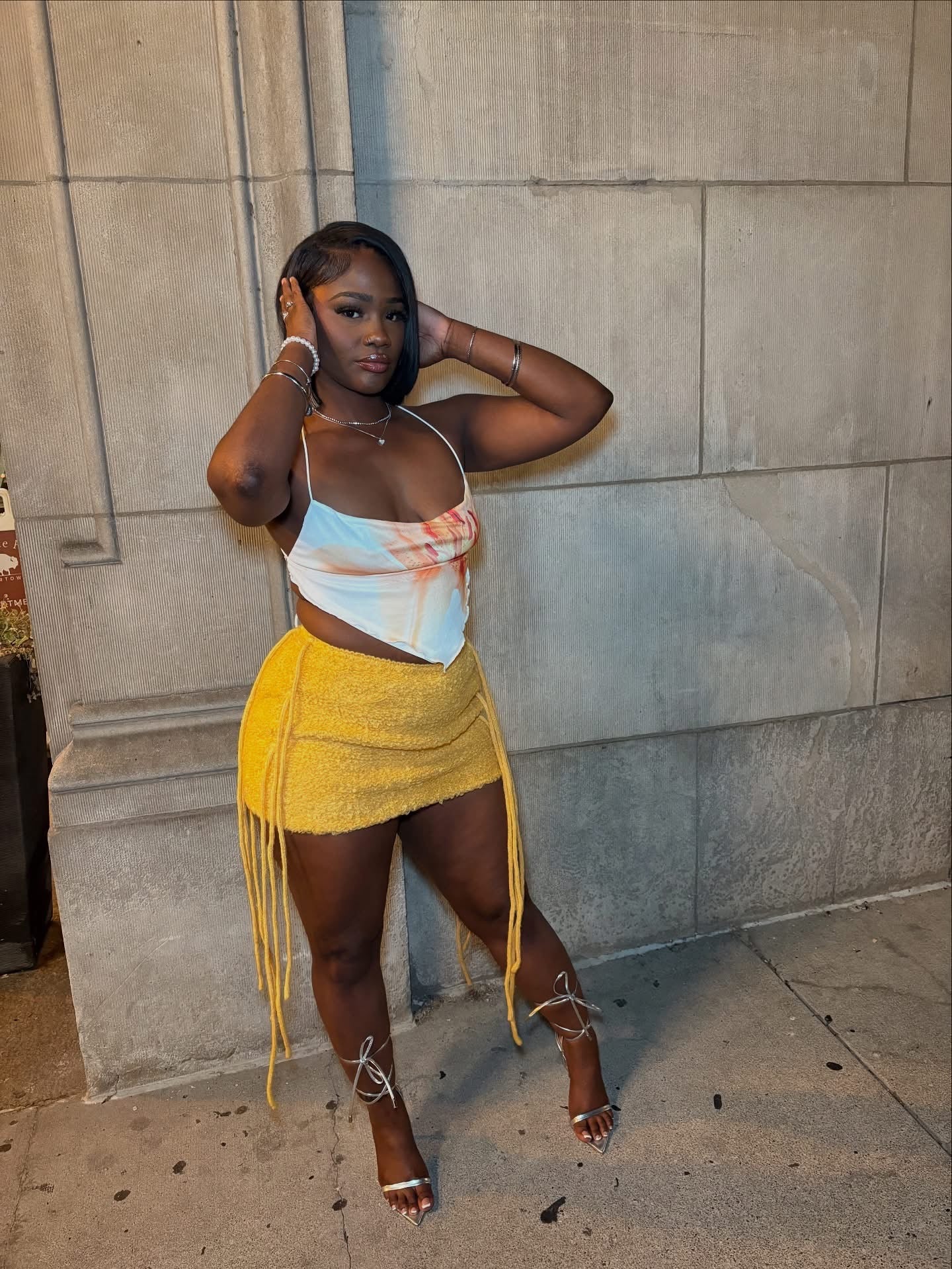 Daze Skirt in Yellow