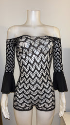 After Hours Romper in Black