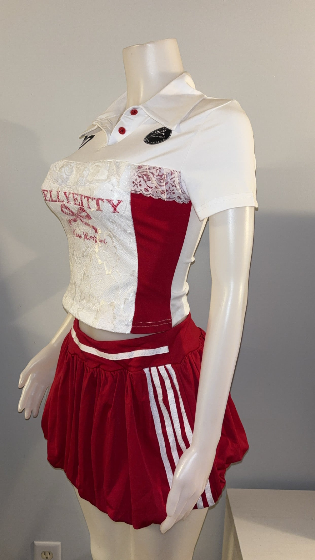 Kelly Skirt Set in Red