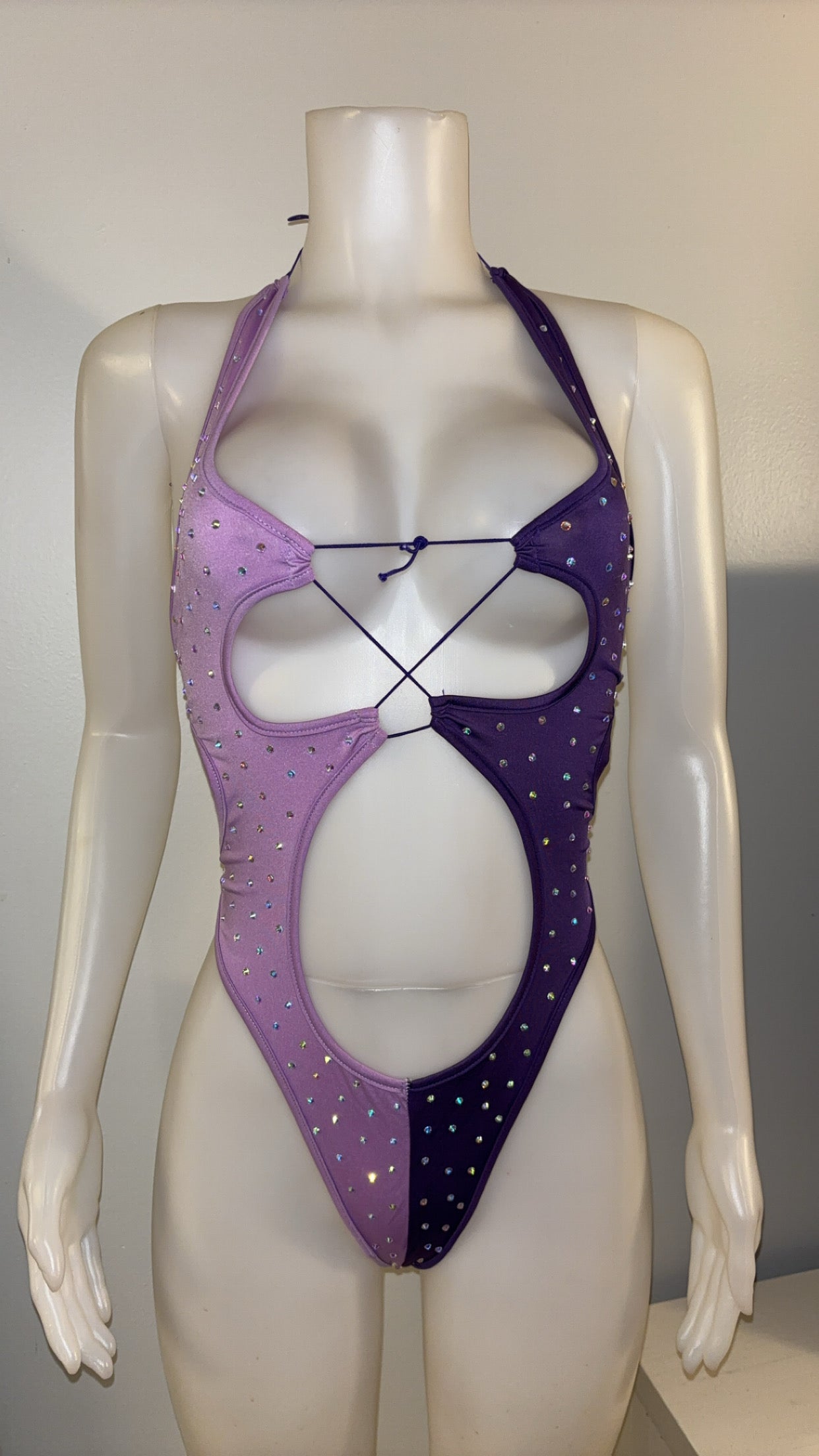 Mixed Feelings OnePiece in Purple