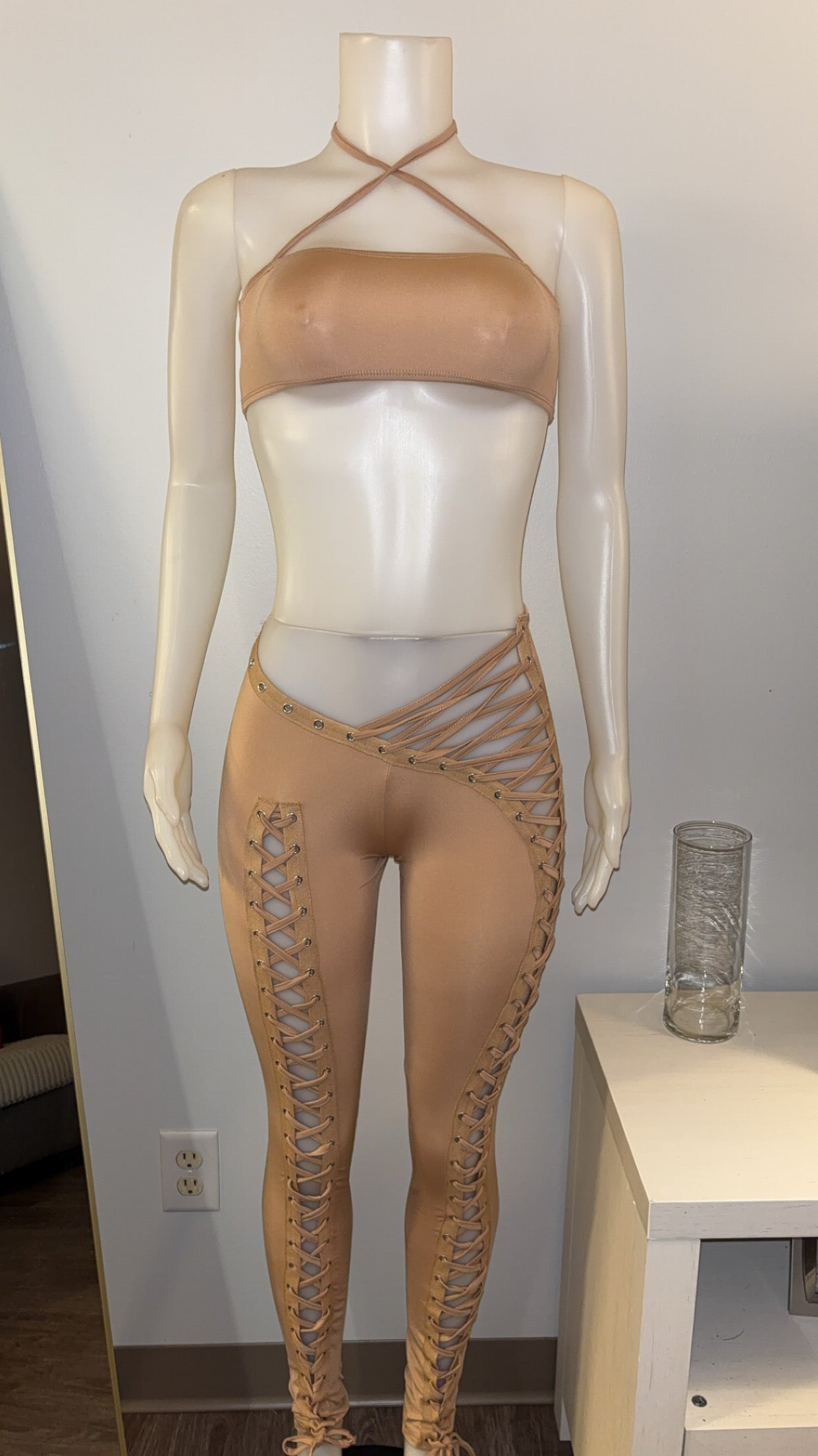 All Tied Up Set in Tan