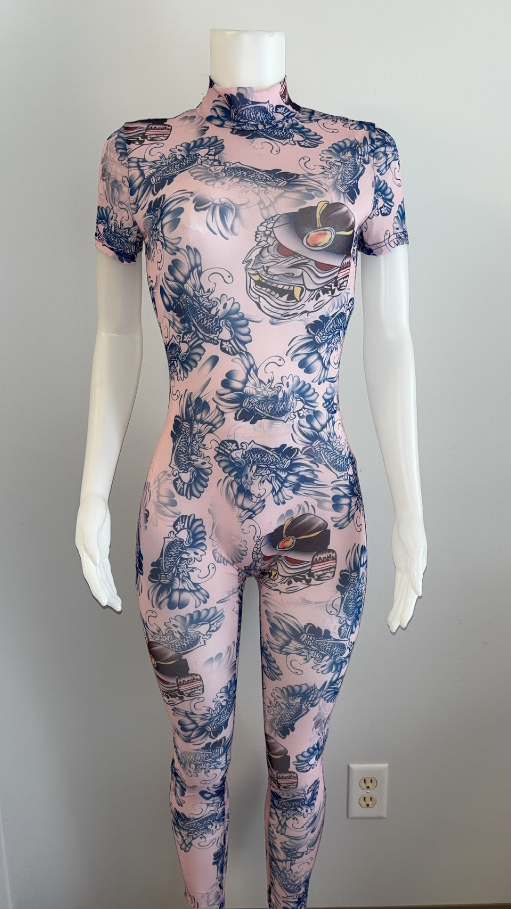 Blue Dream Mesh Romper