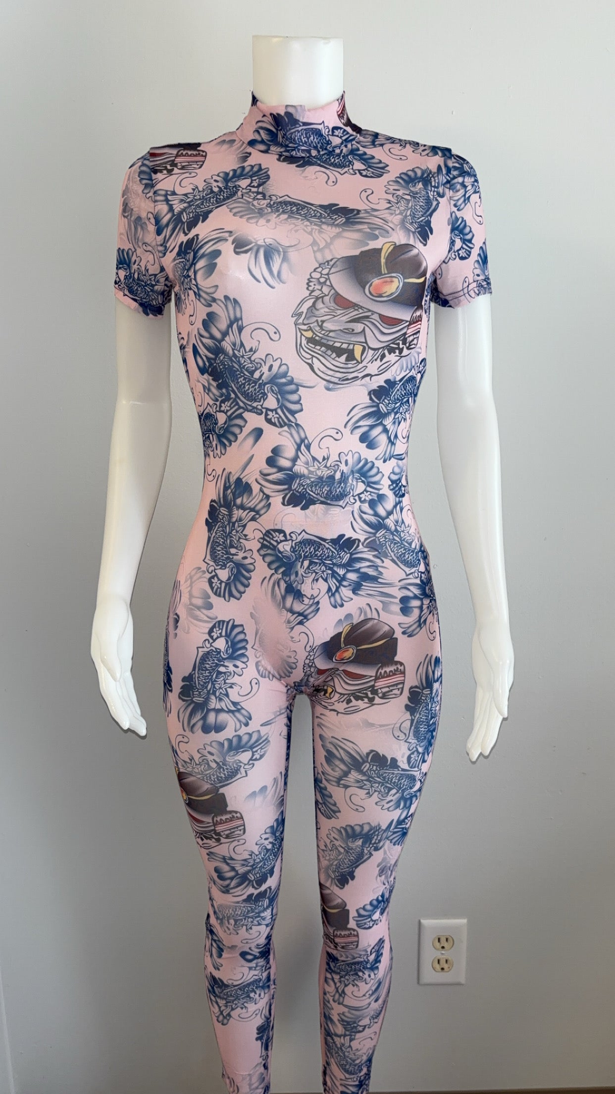 Blue Dream Mesh Romper