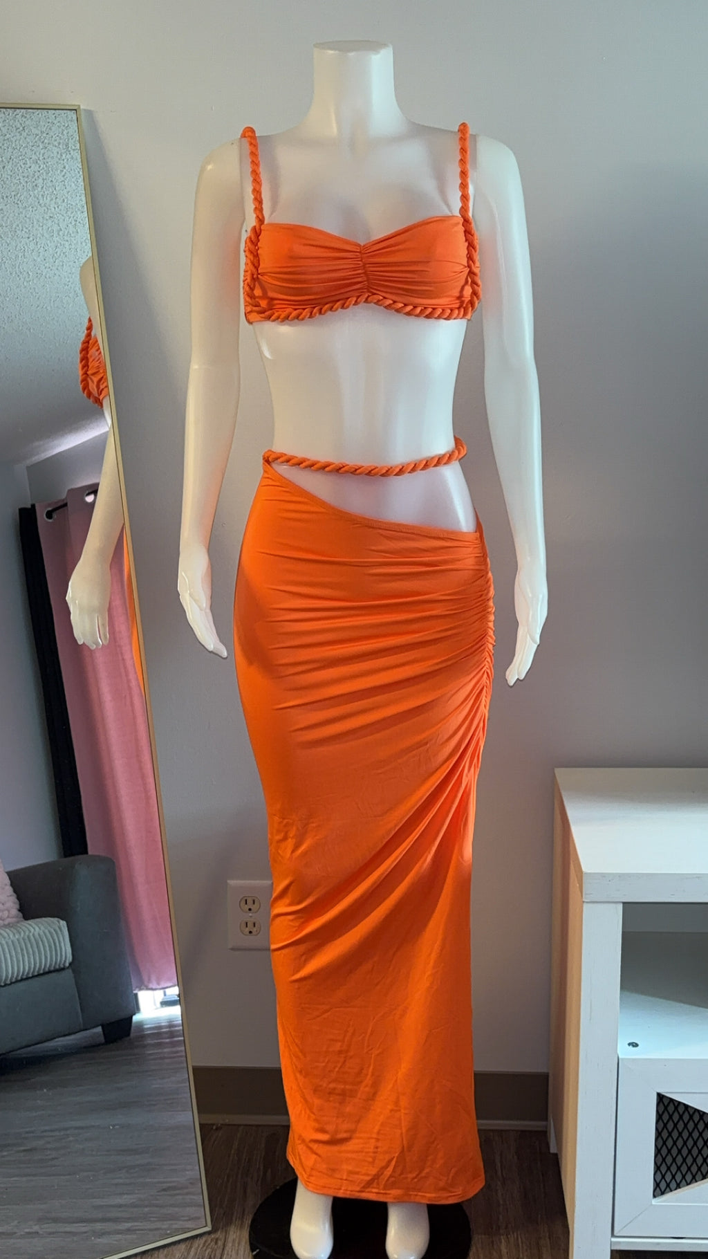 Orange You Glad Skirt Set