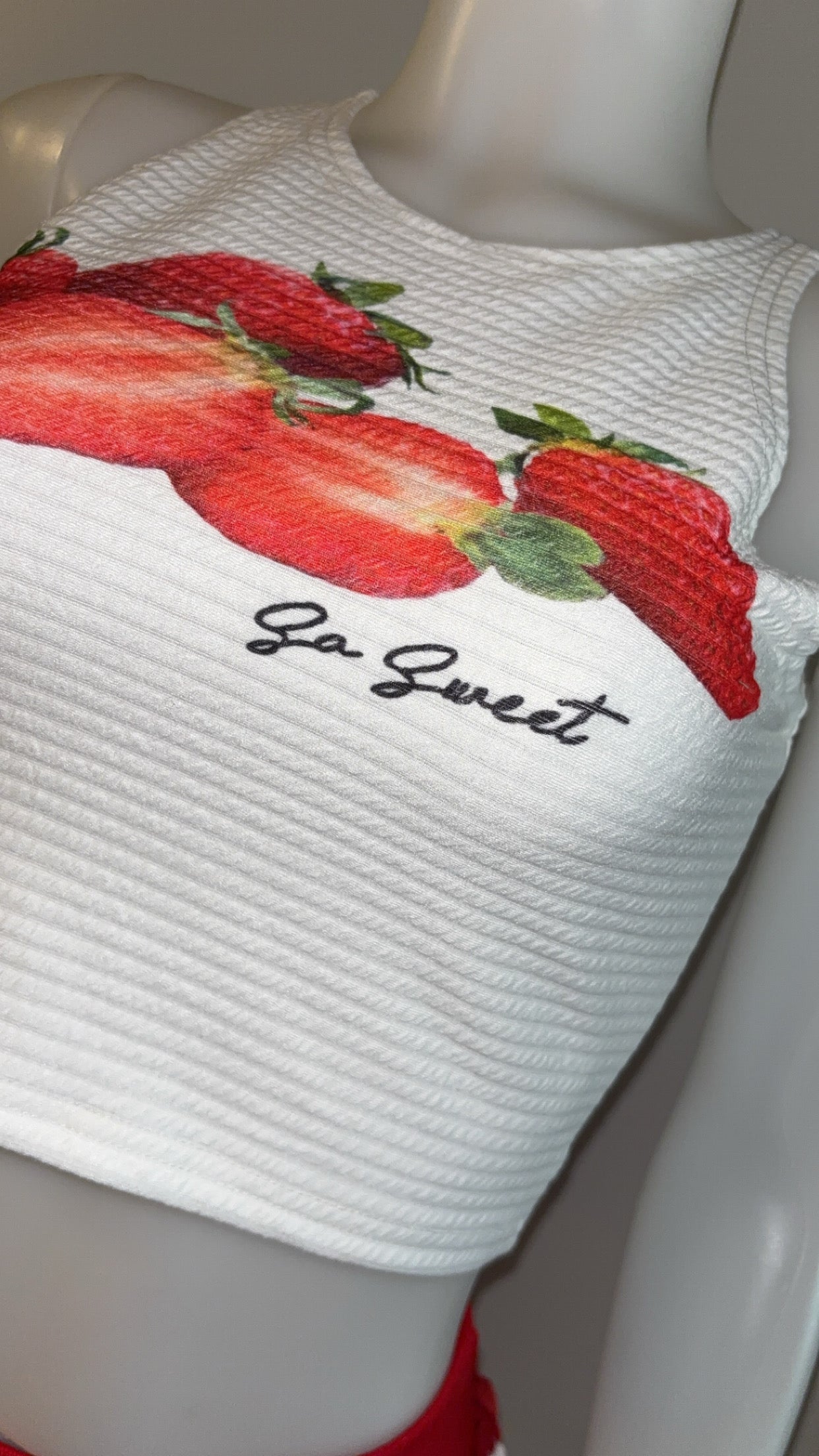 SoSweet Strawberry Skort Set
