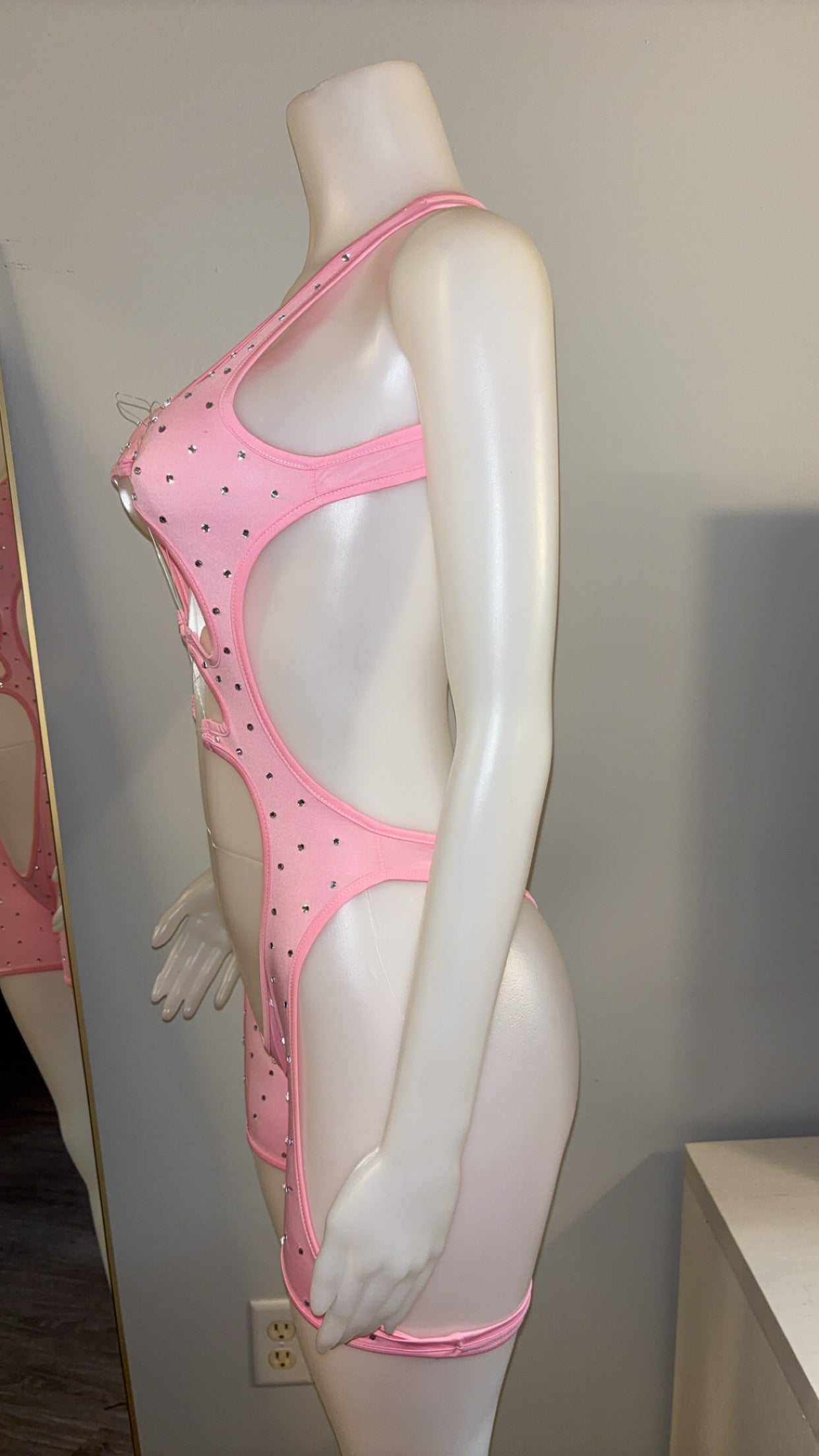 Night Life Romper in Pink