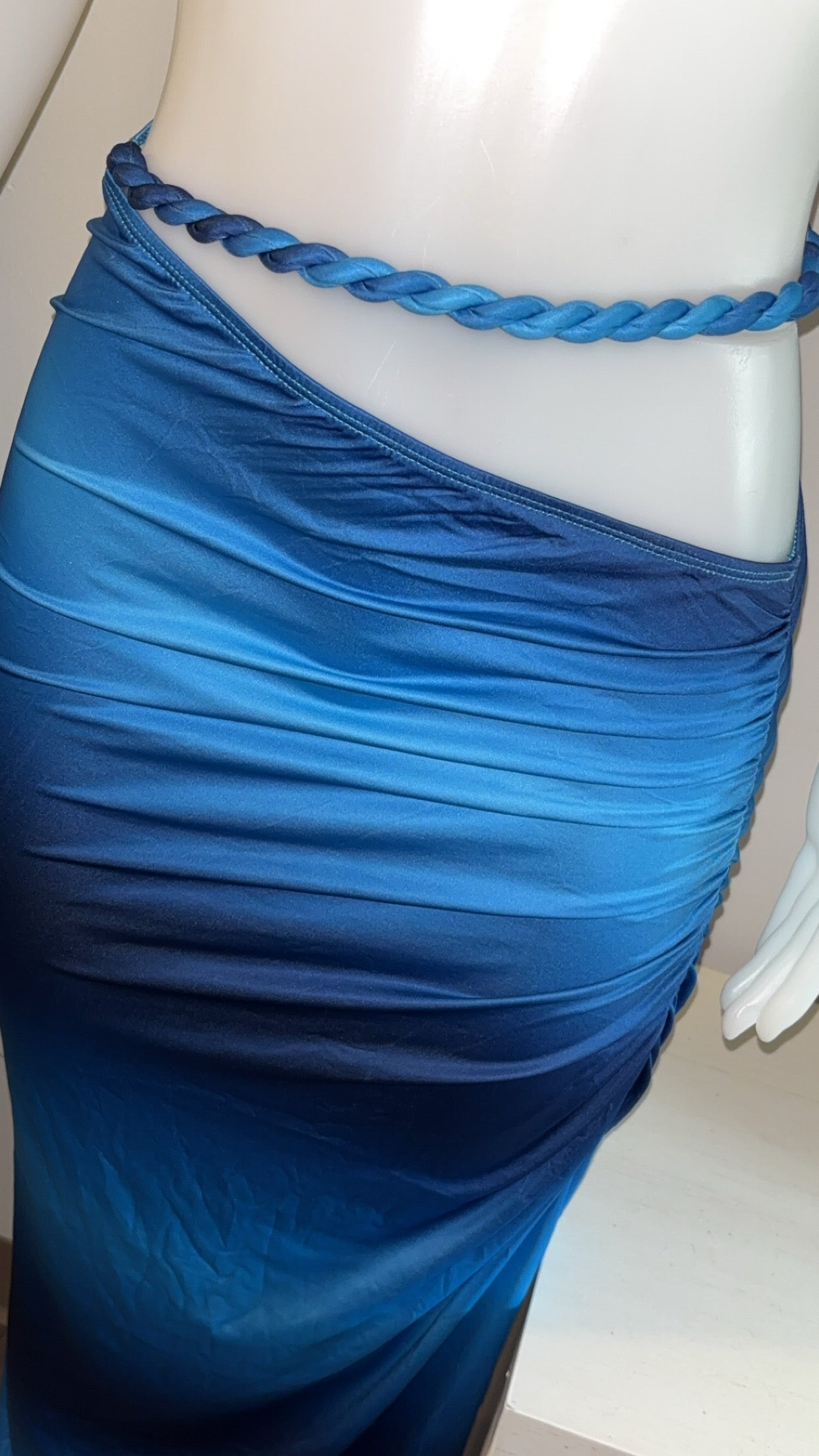 Givin Me The BLUES Skirt Set
