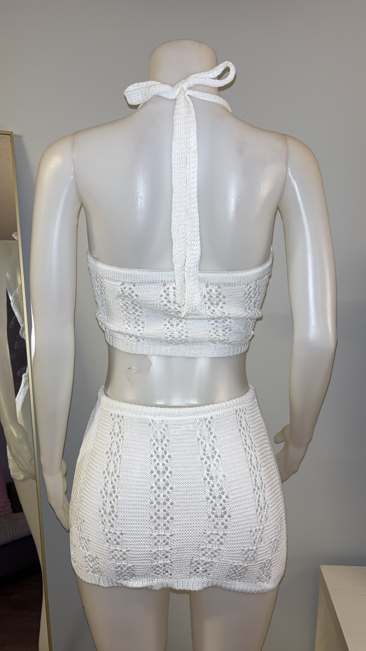 Amour Crochet Skirt Set