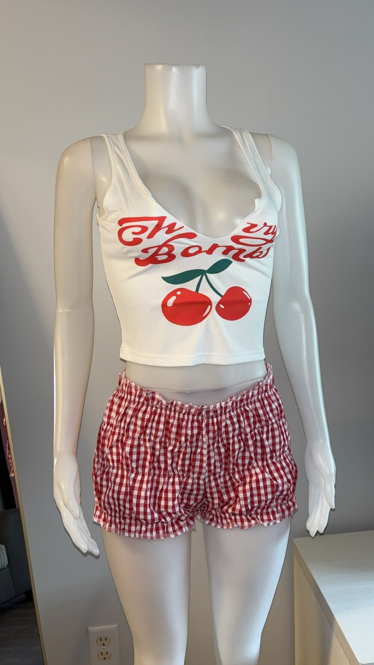 Cherry Bomb Short Set