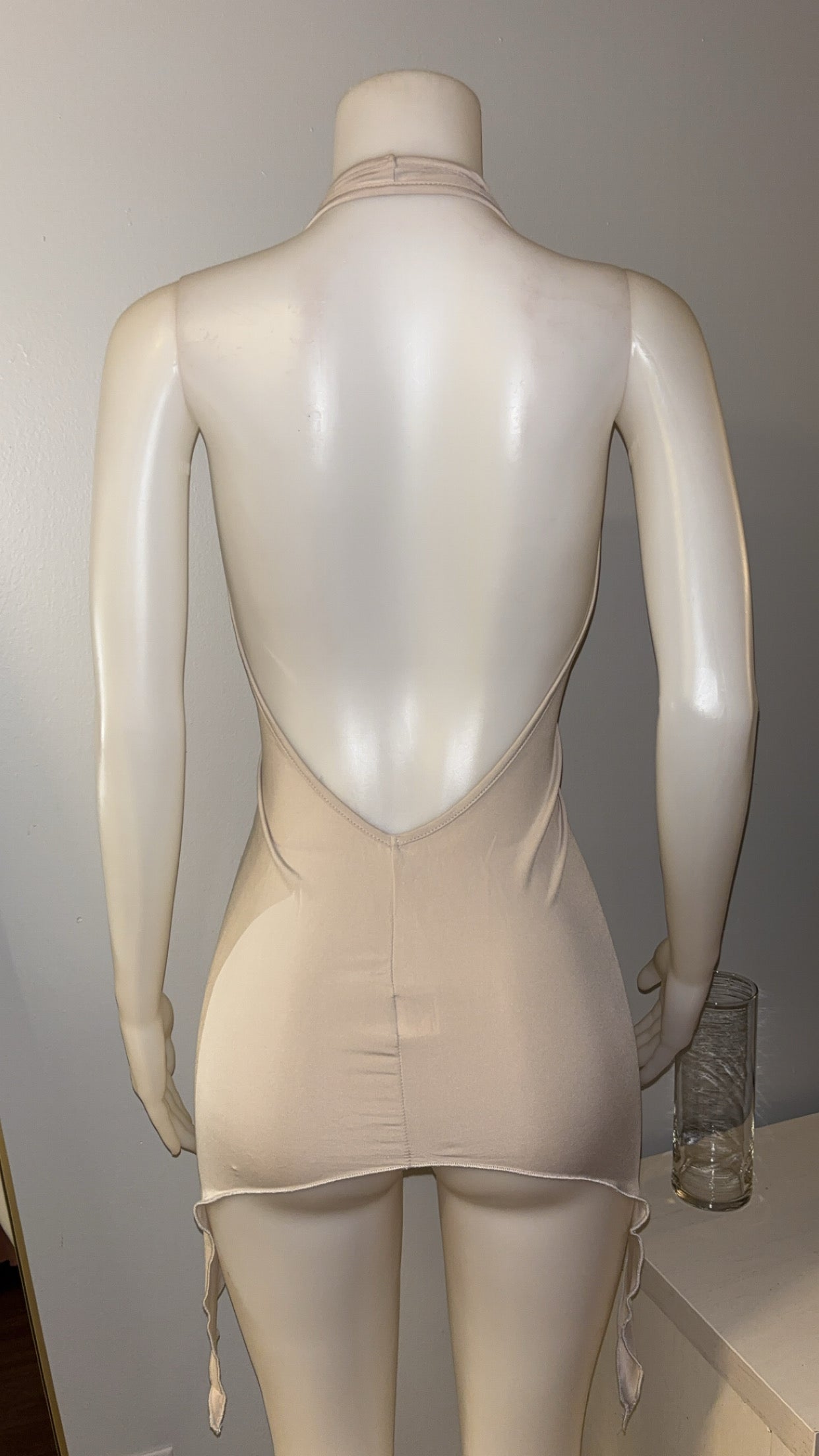 Night Out Dress in Tan