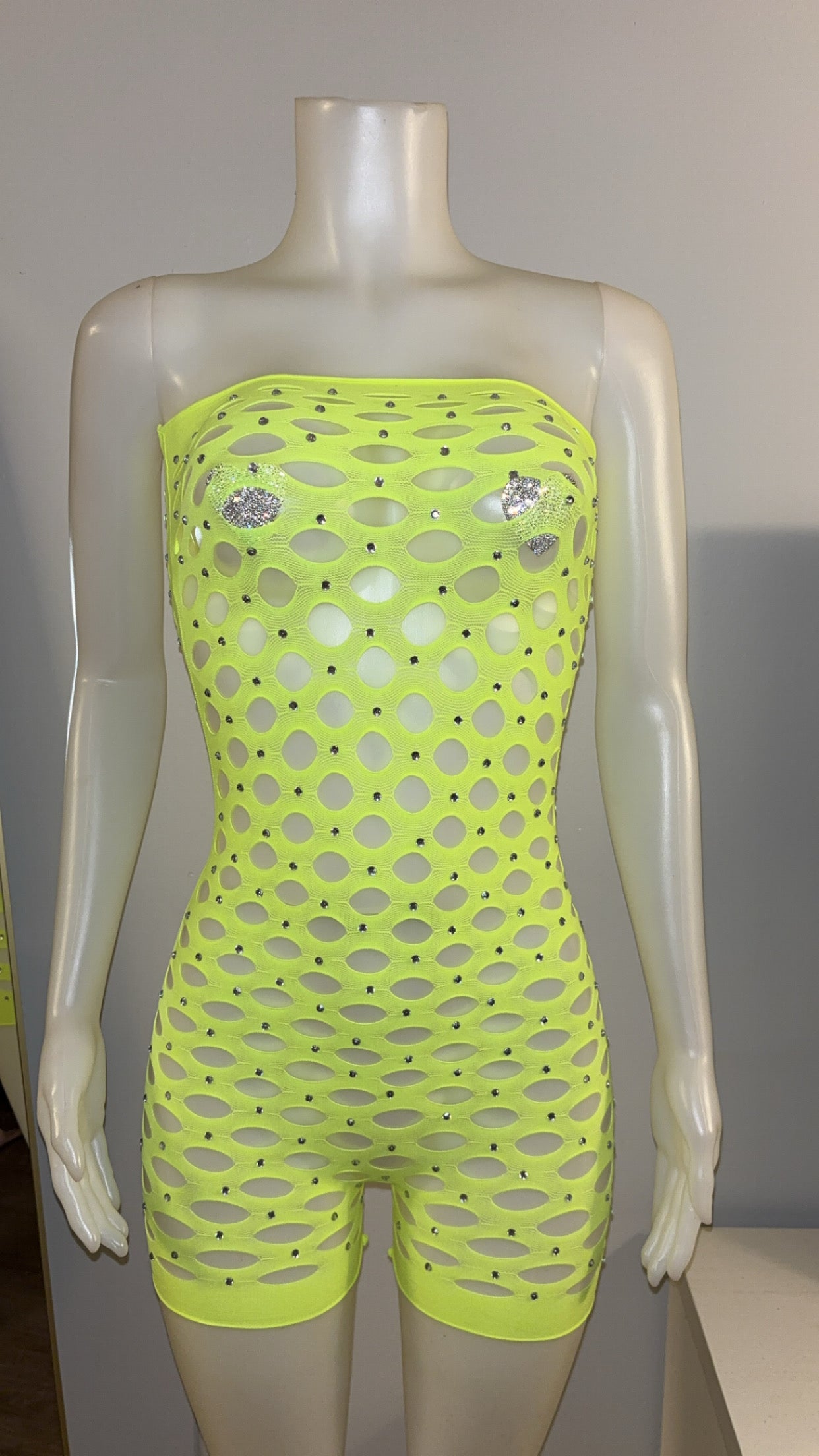 Genie Romper in Neon