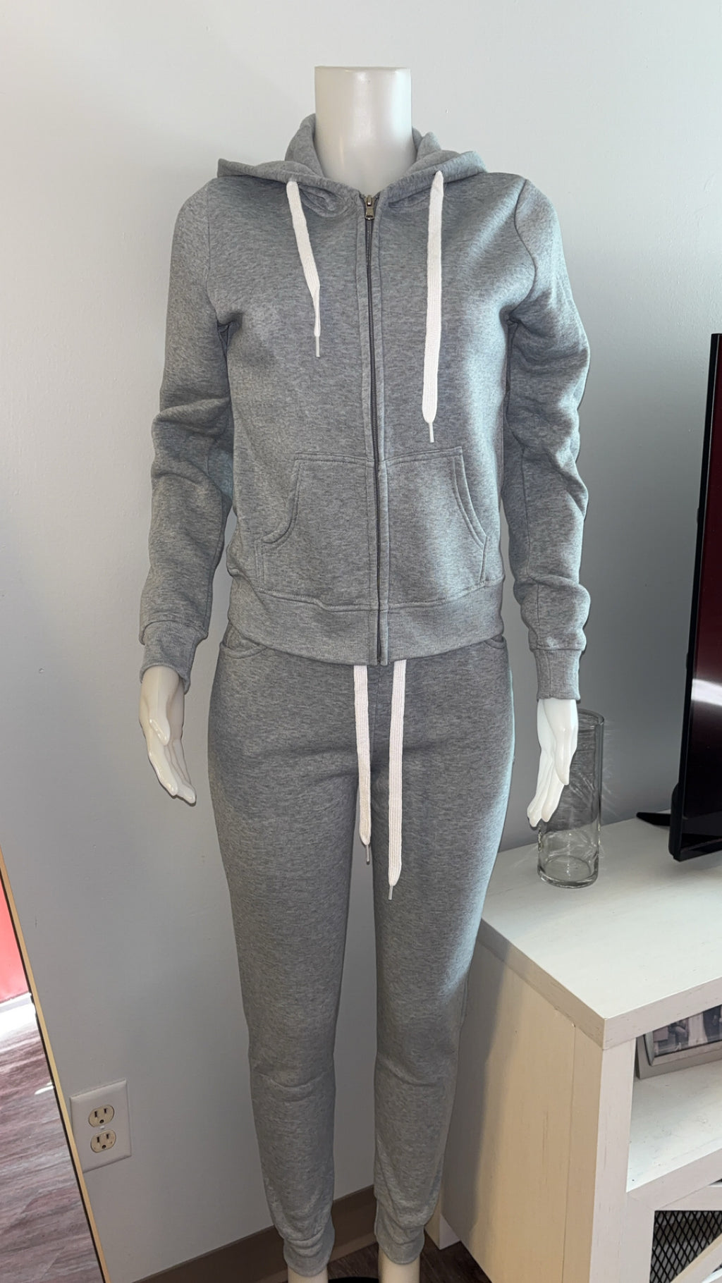 Cozy Fleece Set in Grey