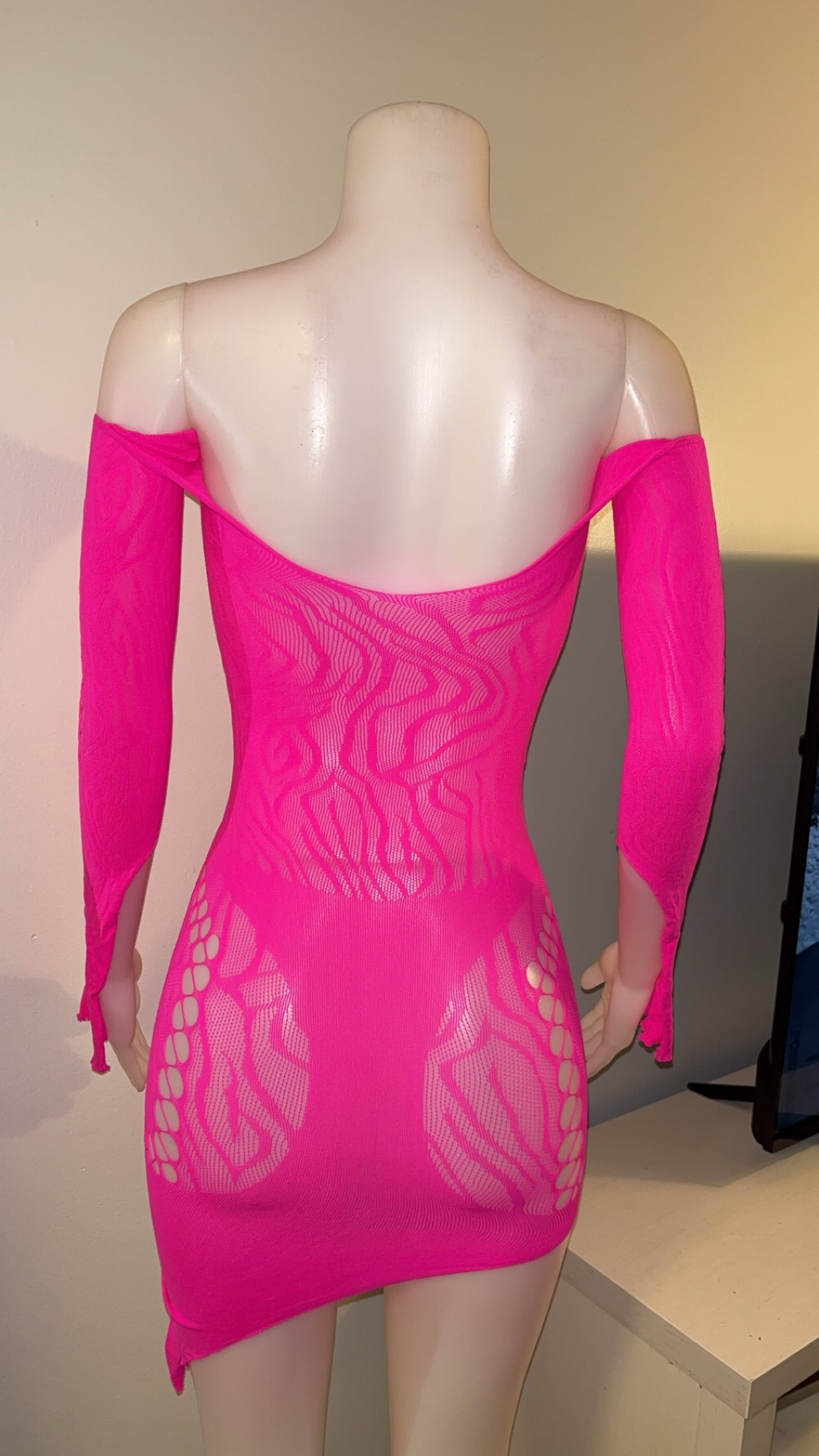 Poster Girl Dress in Hot Pink